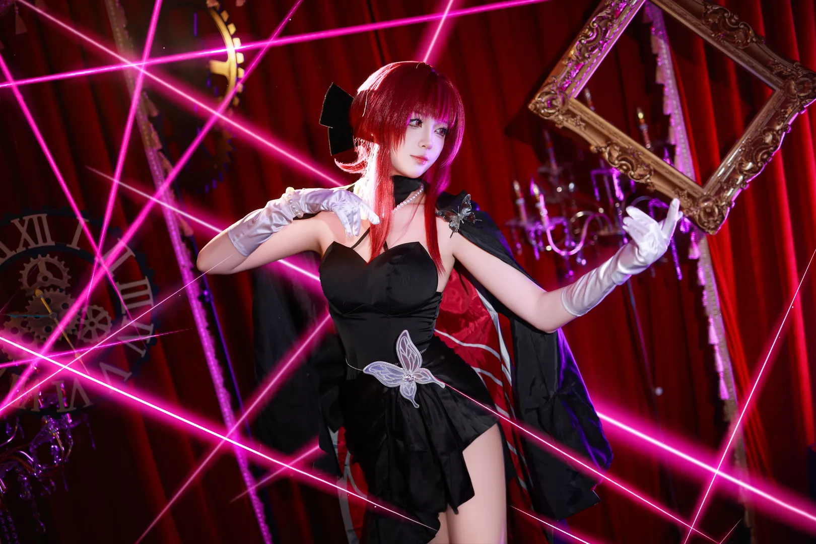 cosplay, 崩坏星穹铁道, 卡芙卡cos, 卡芙卡礼服, 酒会 - 第3张