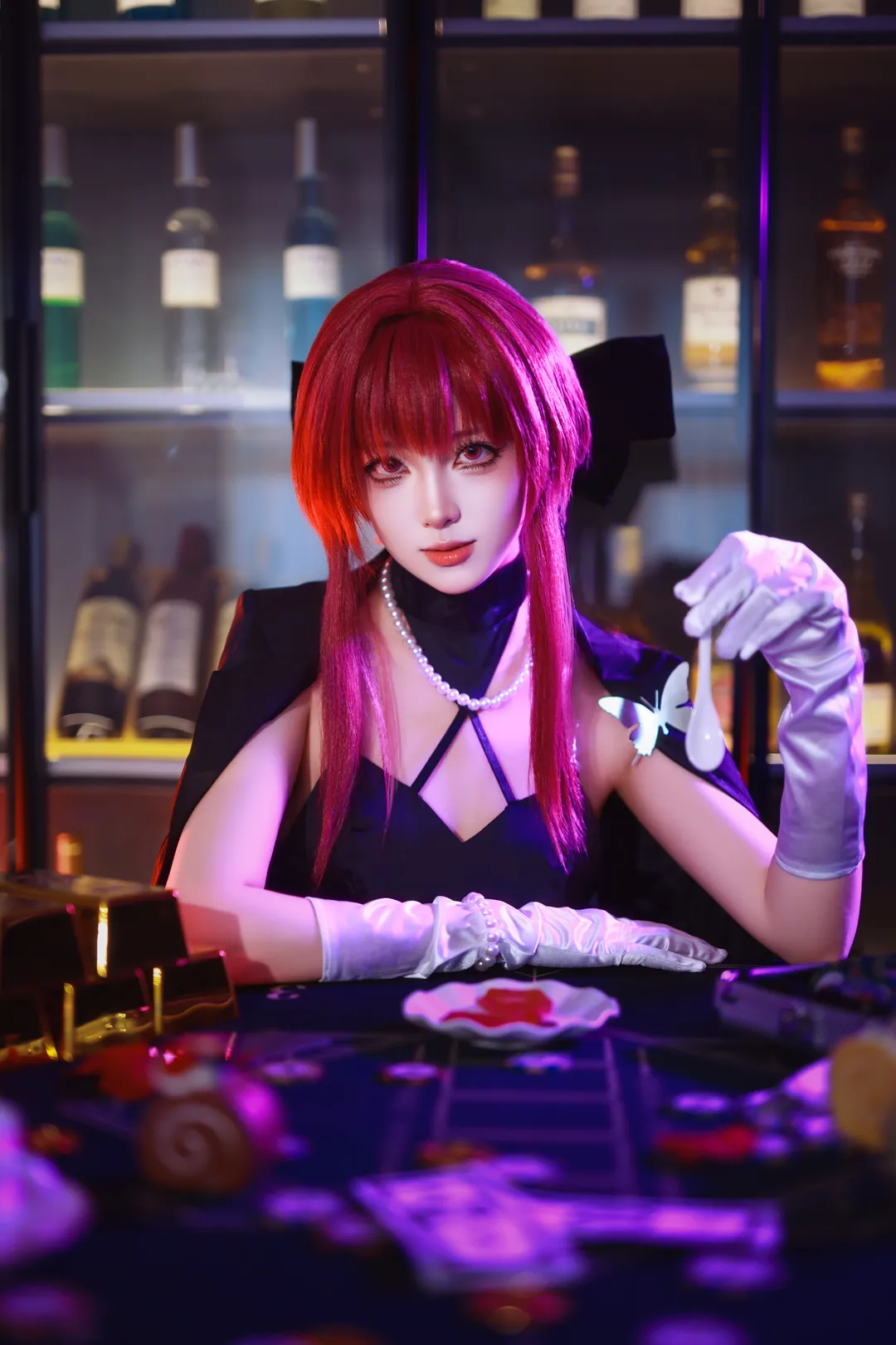 cosplay, 崩坏星穹铁道, 卡芙卡cos, 卡芙卡礼服, 酒会 - 第4张