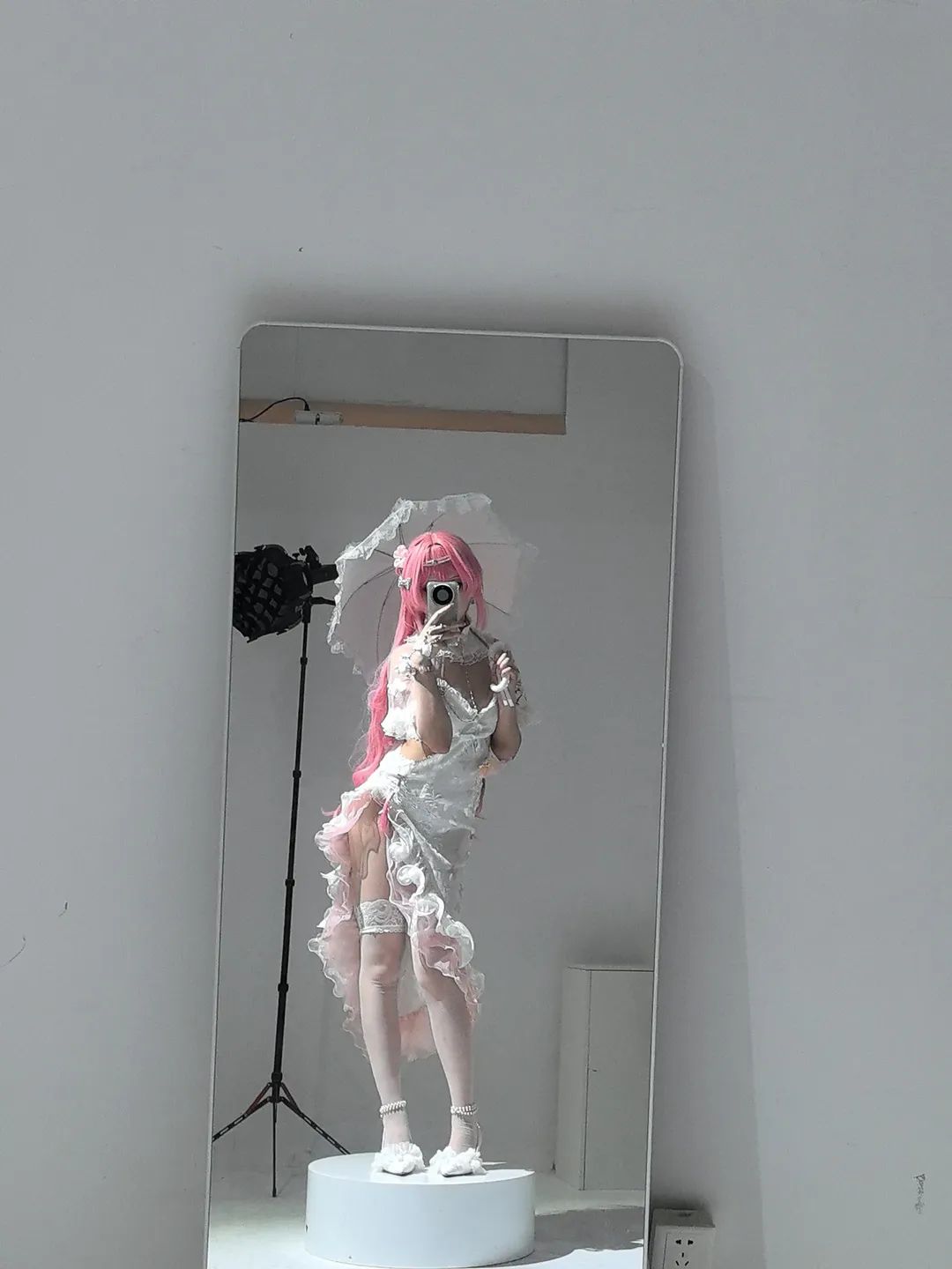 Cosplay, 旗袍, 胜利女神, 桃乐丝cos, 白丝cos