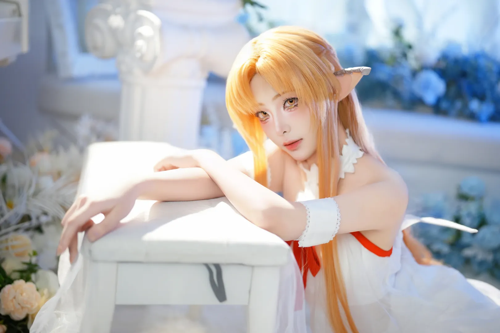 亚丝娜cos, 刀剑神域, ALO, 囚服, 桐亚 - 第4张