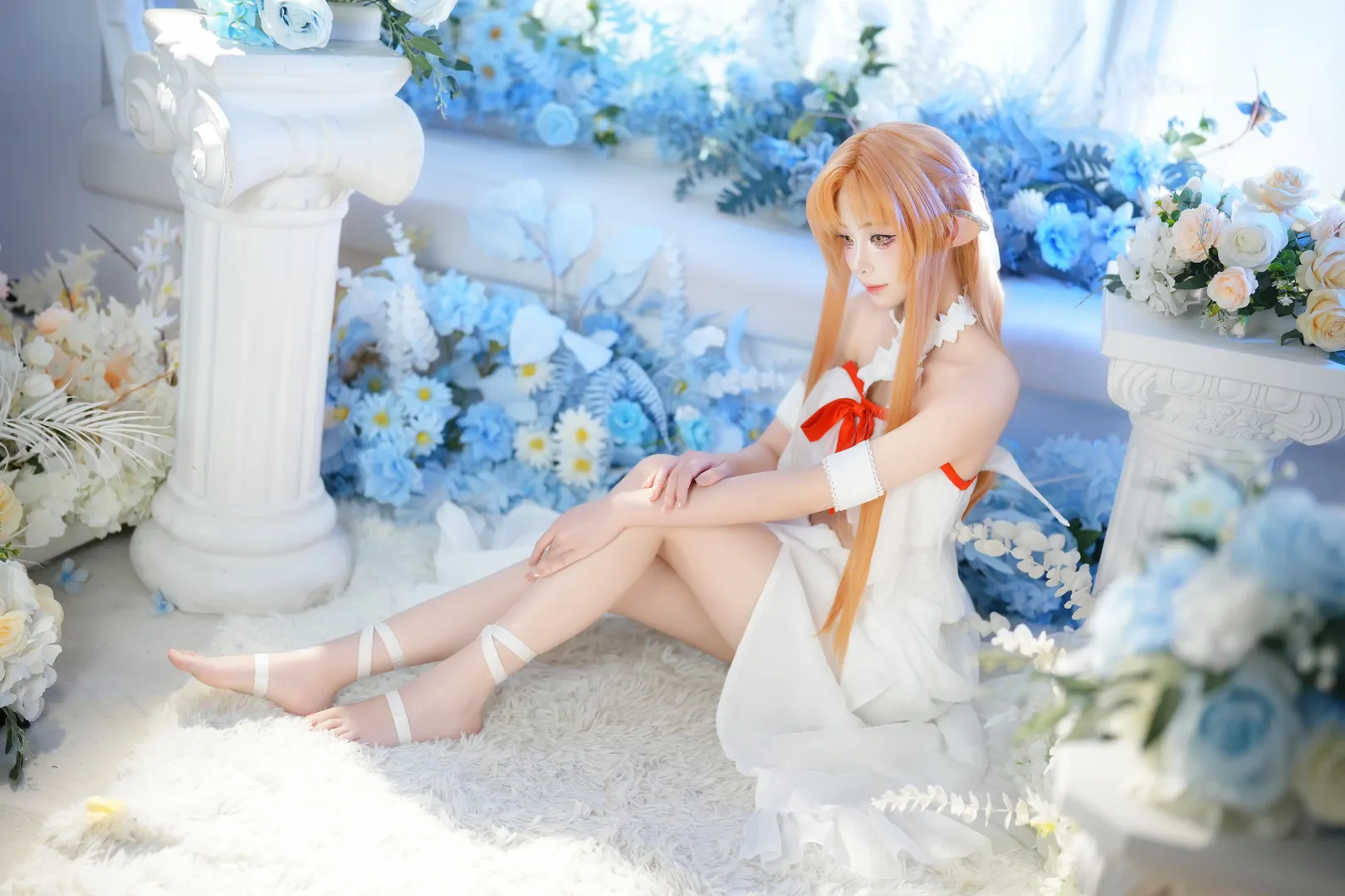 亚丝娜cos, 刀剑神域, ALO, 囚服, 桐亚 - 第6张