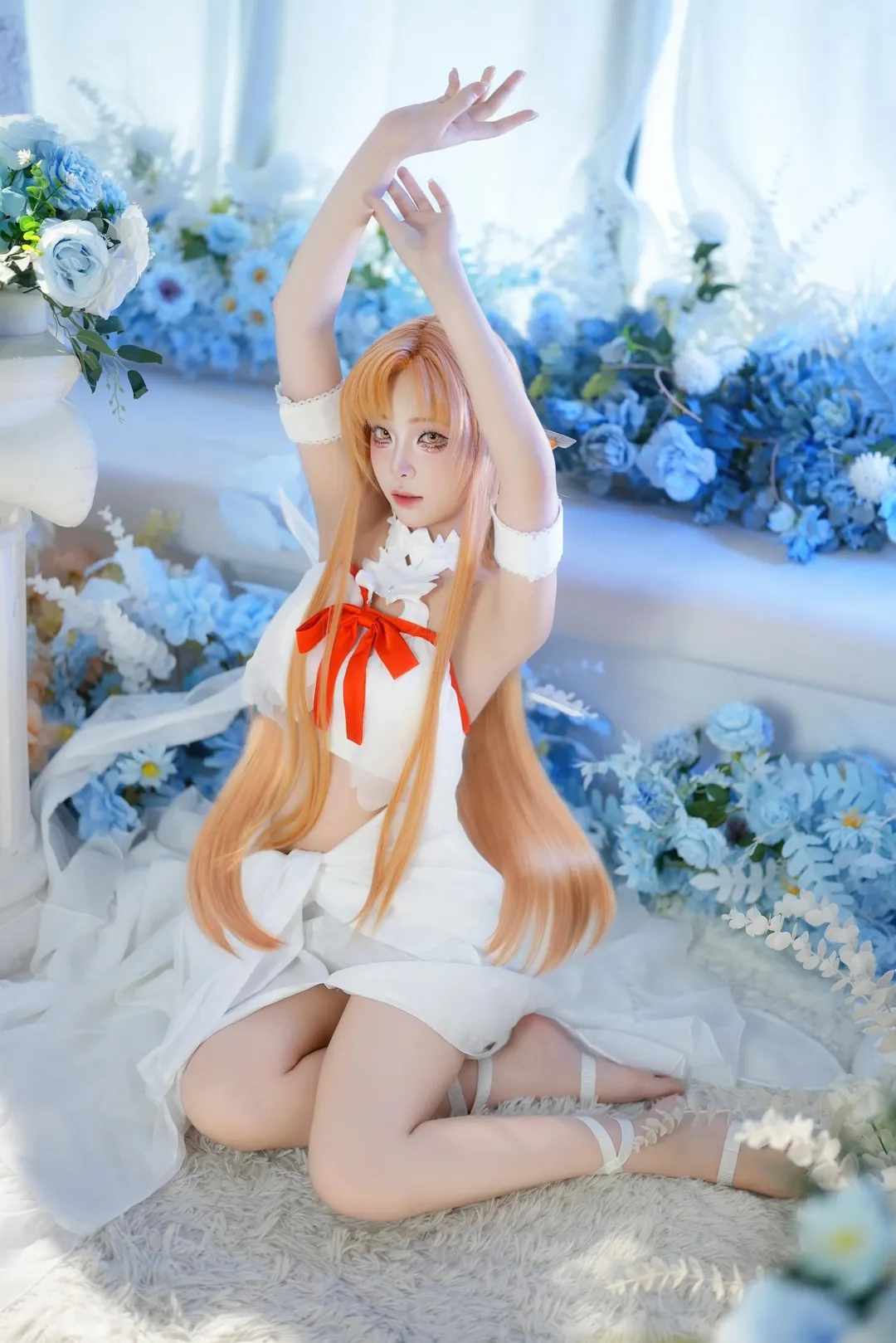 cos正片, 亚丝娜cos, 刀剑神域, 精灵cosplay, 妖精王妃 - 第1张