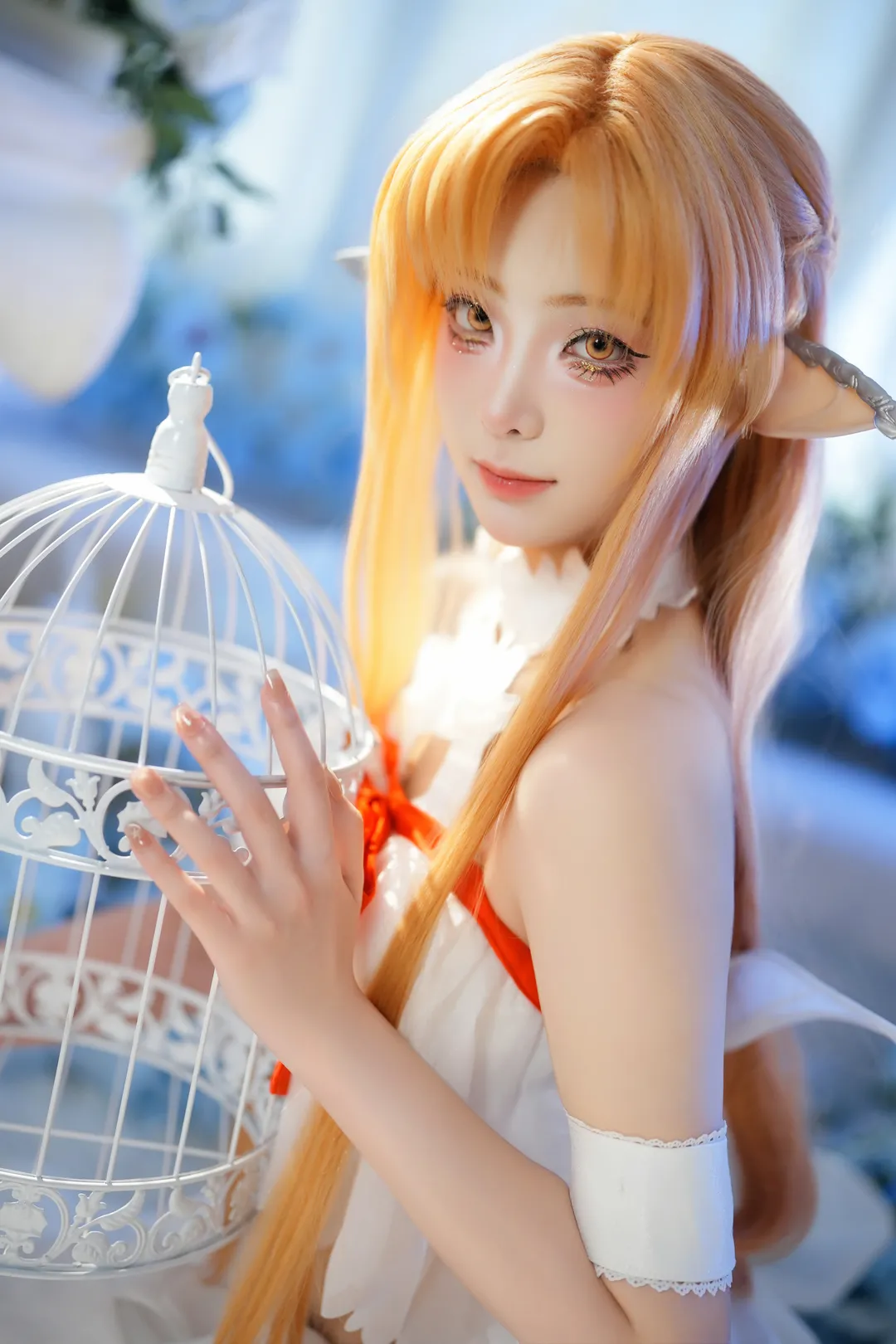 cos正片, 亚丝娜cos, 刀剑神域, 精灵cosplay, 妖精王妃 - 第5张