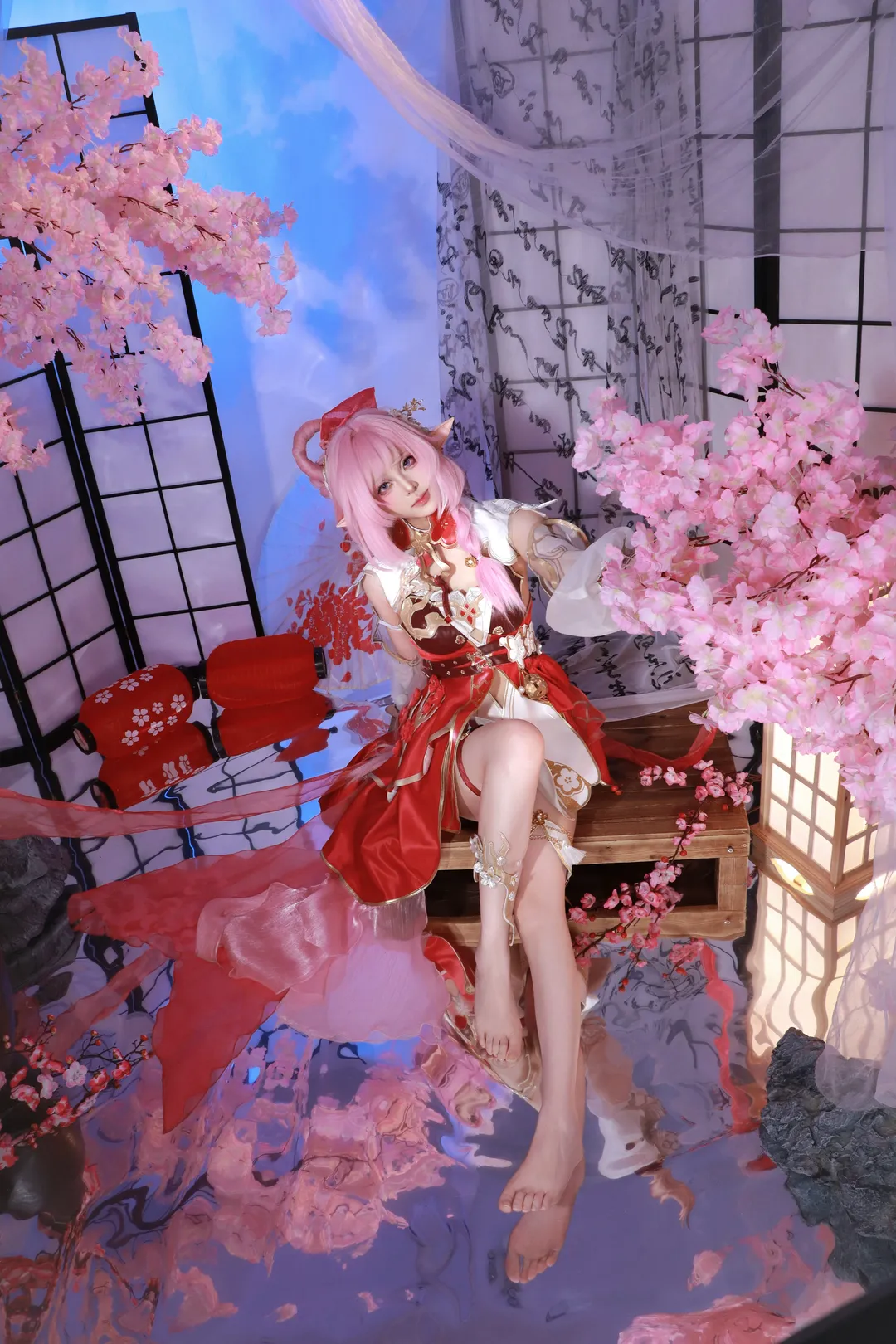 爱莉希雅cos, 崩坏3, 二次元, cosplay, 春好桃夭 - 第1张