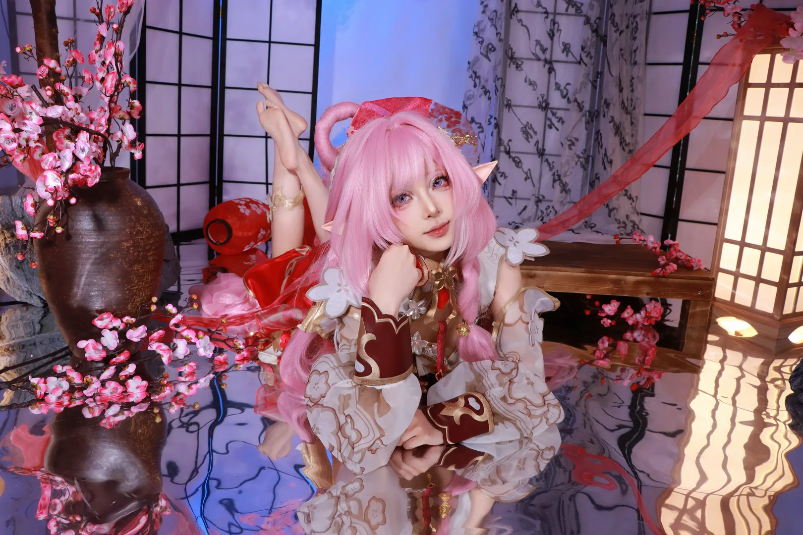 爱莉希雅cos, 崩坏3, 二次元, cosplay, 春好桃夭