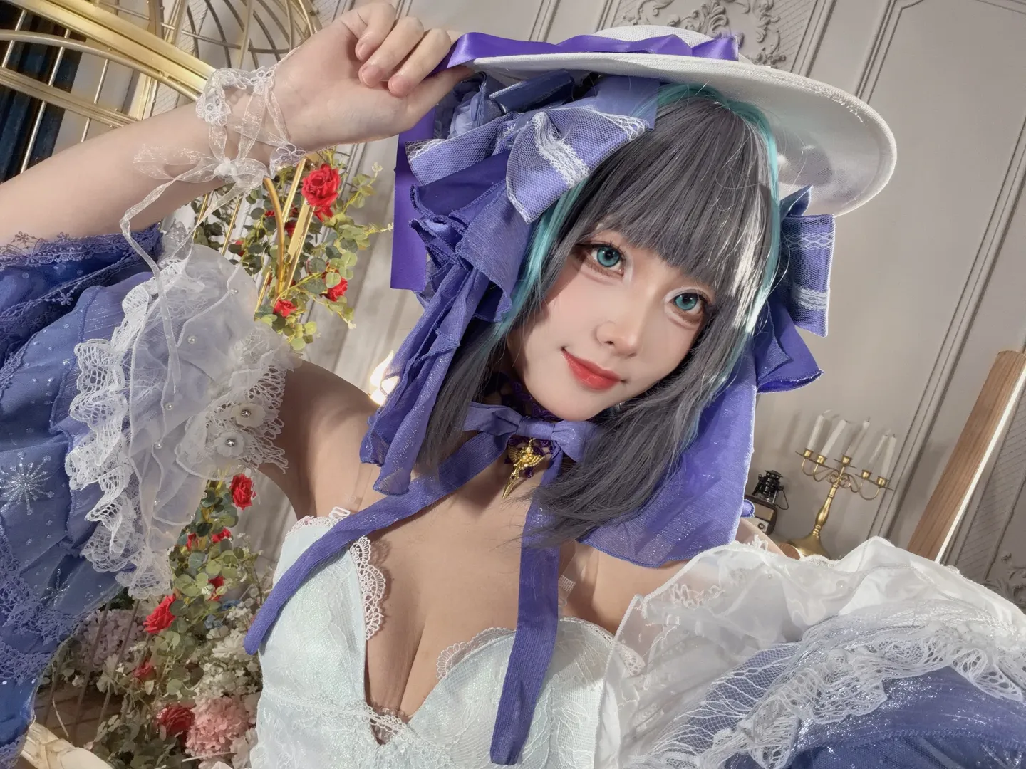 チェシャー コスプレ, アズールレーン, 二次元コスプレ, 氷雪のプリンセス, 撮影シェア - 3枚目
