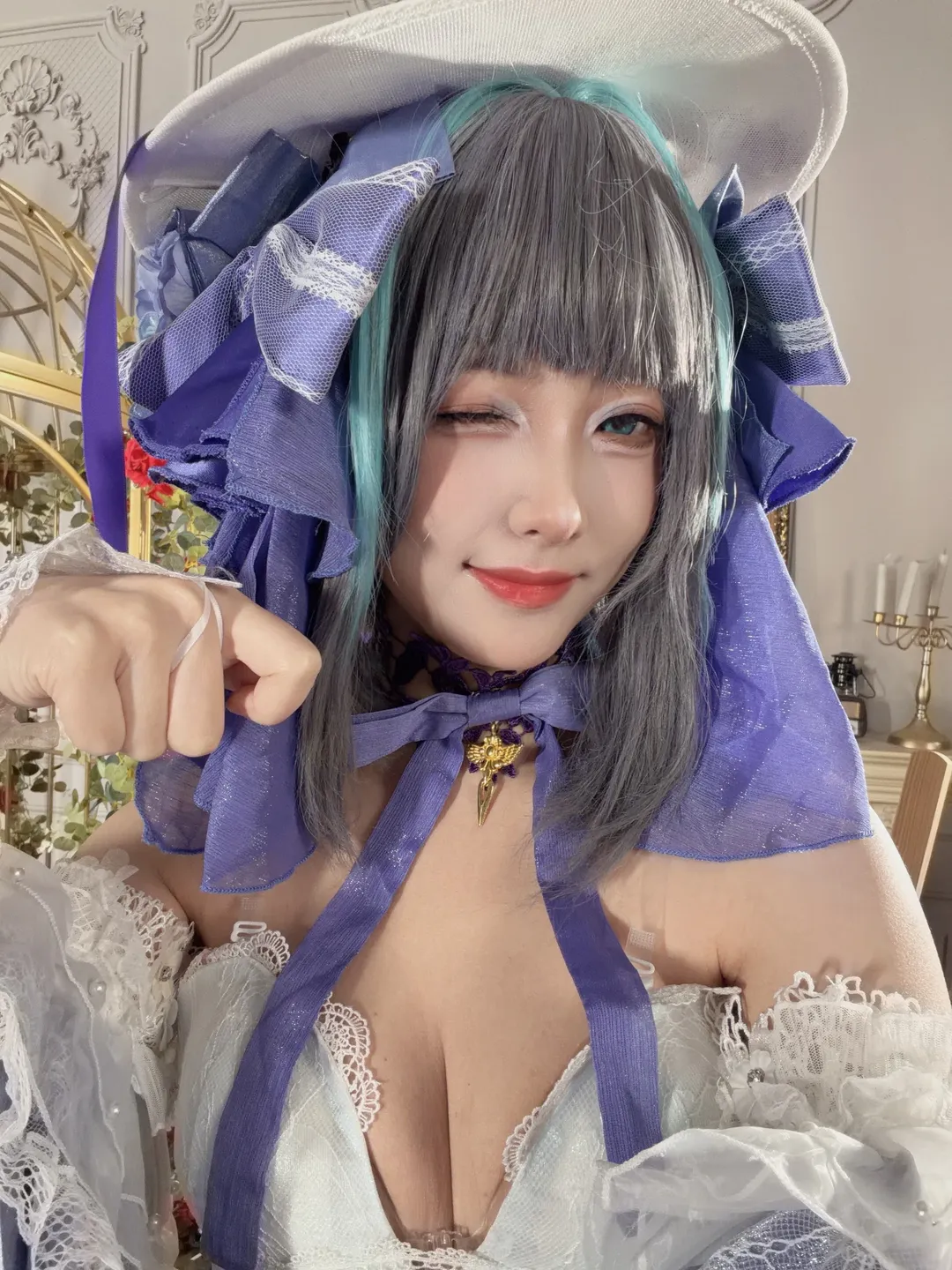 チェシャー コスプレ, アズールレーン, 二次元コスプレ, 氷雪のプリンセス, 撮影シェア - 5枚目