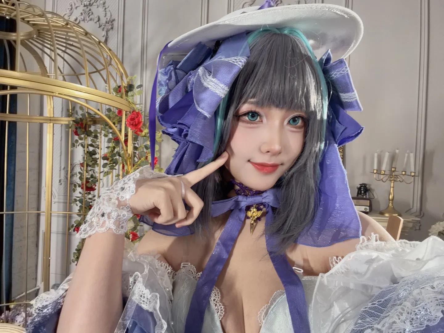 チェシャー コスプレ, アズールレーン, 二次元コスプレ, 氷雪のプリンセス, 撮影シェア - 6枚目