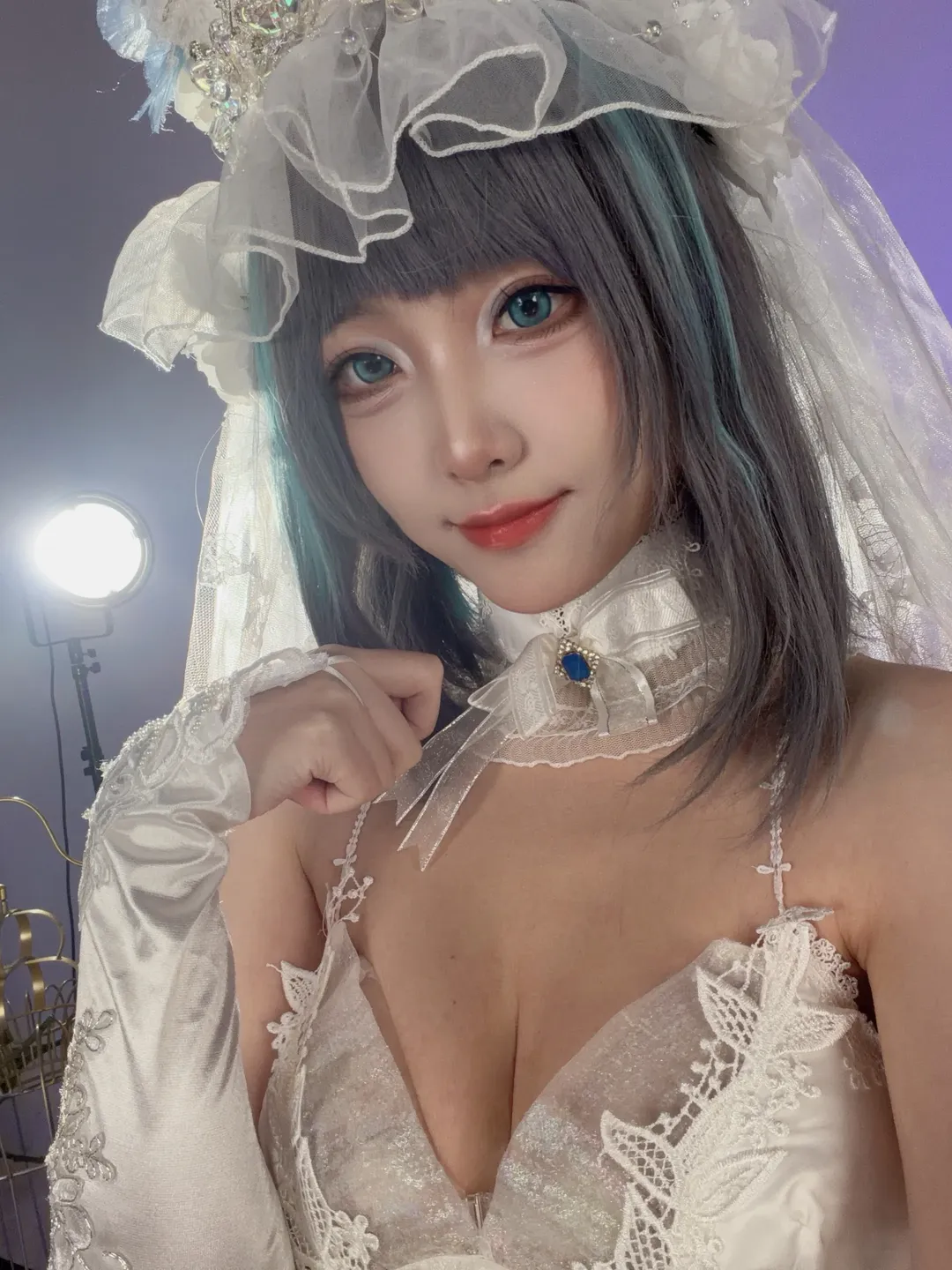柴郡cos, 碧蓝航线, Cosplay摄影, 碧蓝航线cos, 誓约花嫁cos - 第3张