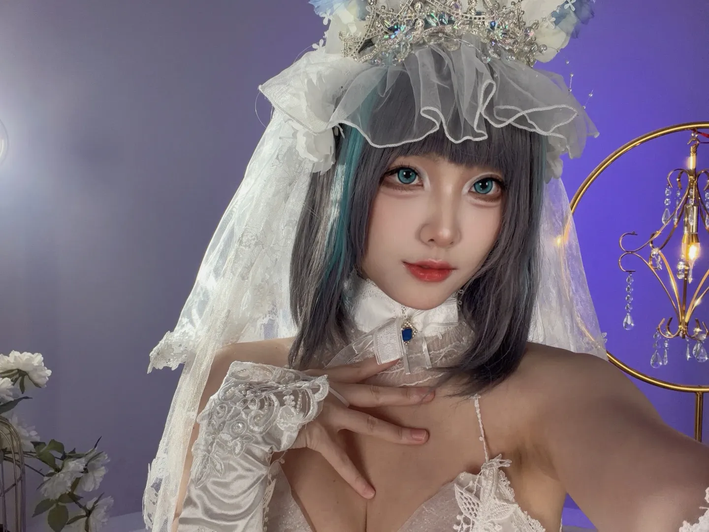 柴郡cos, 碧蓝航线, Cosplay摄影, 碧蓝航线cos, 誓约花嫁cos