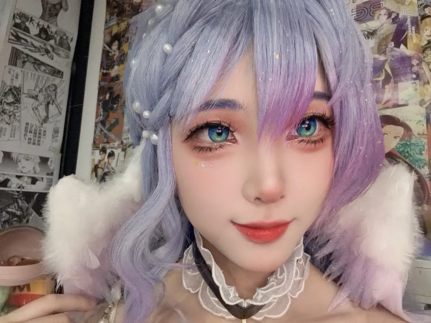 崩坏星穹铁道, 知更鸟cos, cosplay穿搭, 眼妆教程, 次元幻眸美瞳 - 第2张