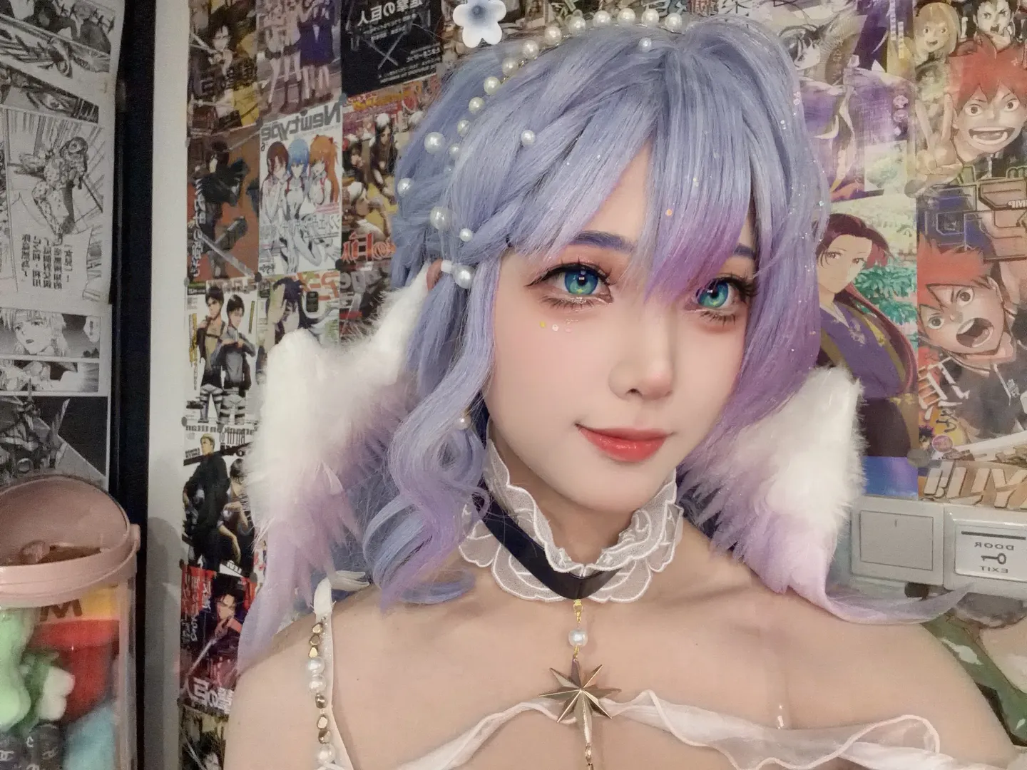崩坏星穹铁道, 知更鸟cos, cosplay穿搭, 眼妆教程, 次元幻眸美瞳 - 第3张