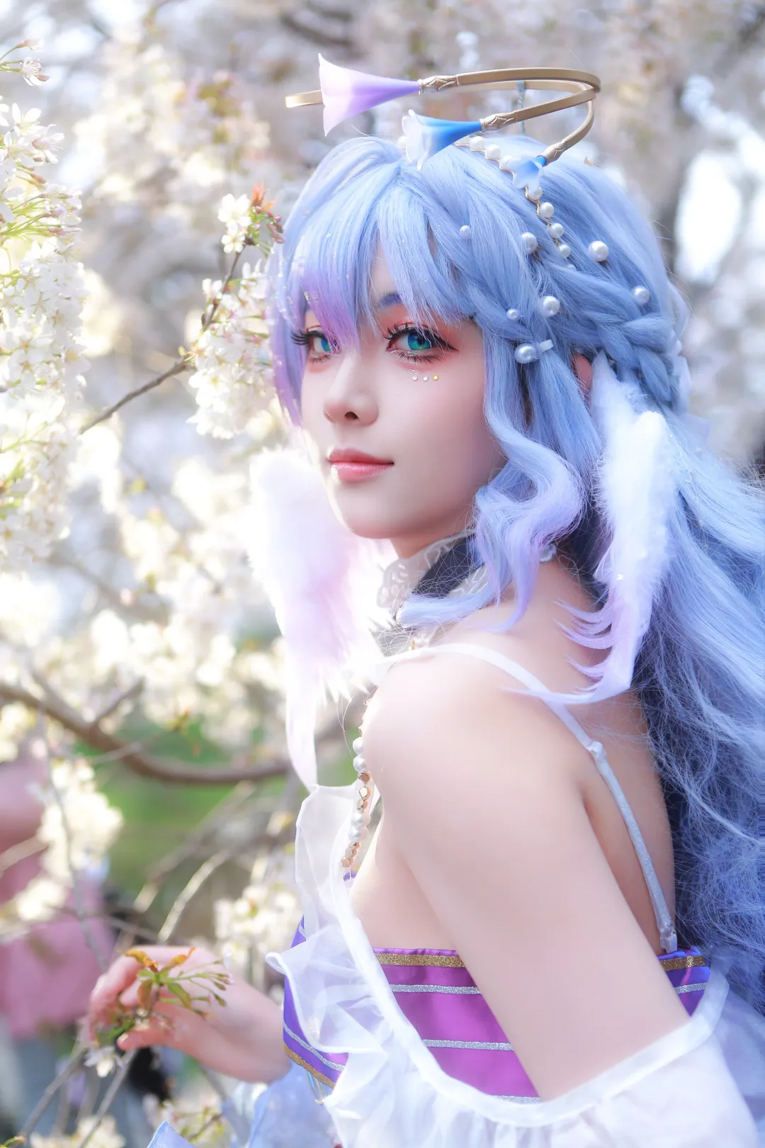 崩坏星穹铁道, 知更鸟cos, cosplay摄影, 樱花季, 星穹铁道cosplay - 第1张