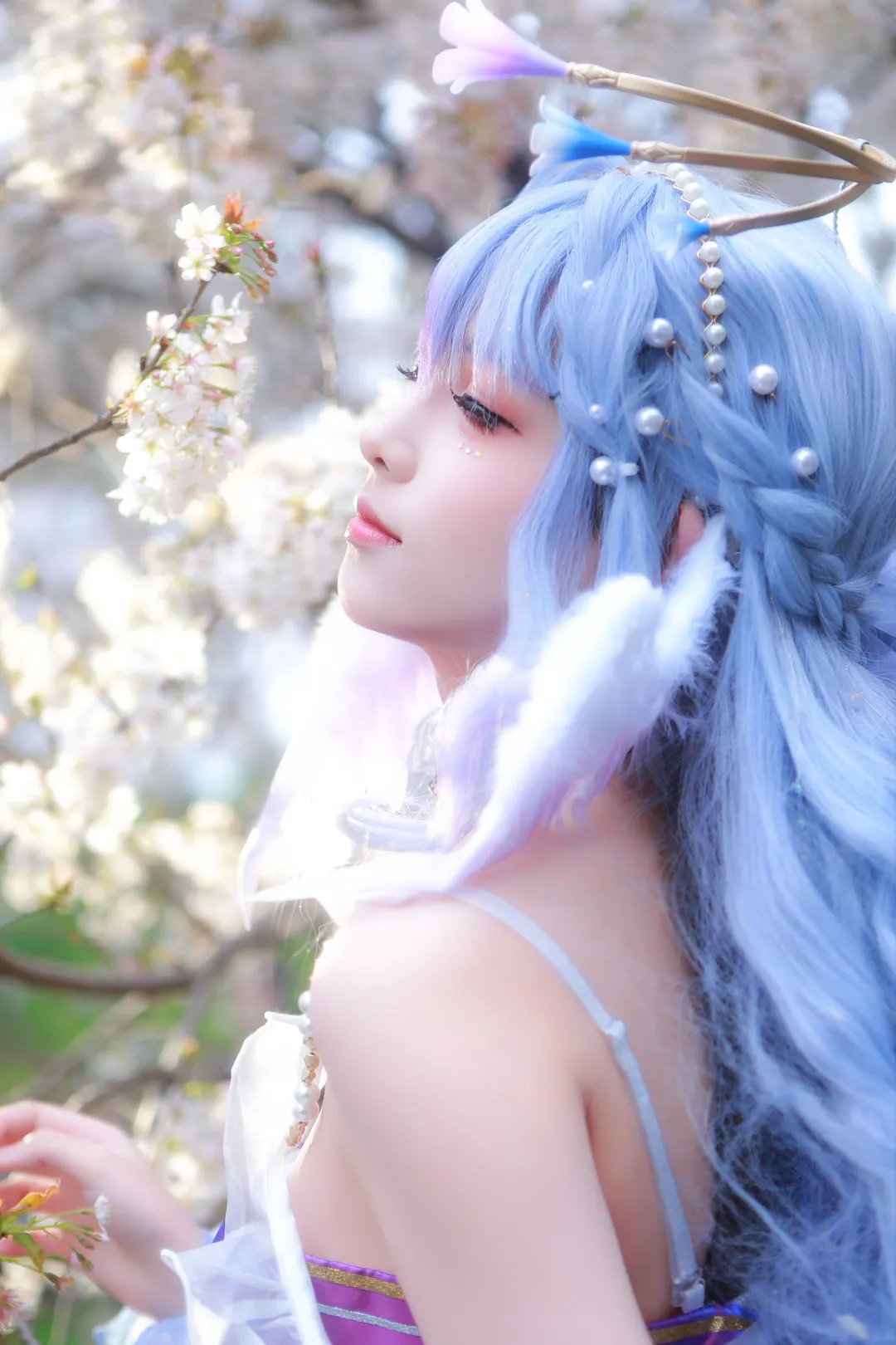 崩壊：スターレイル, ロビン コスプレ, コスプレ撮影, 桜の季節, 崩壊：スターレイル コスプレ