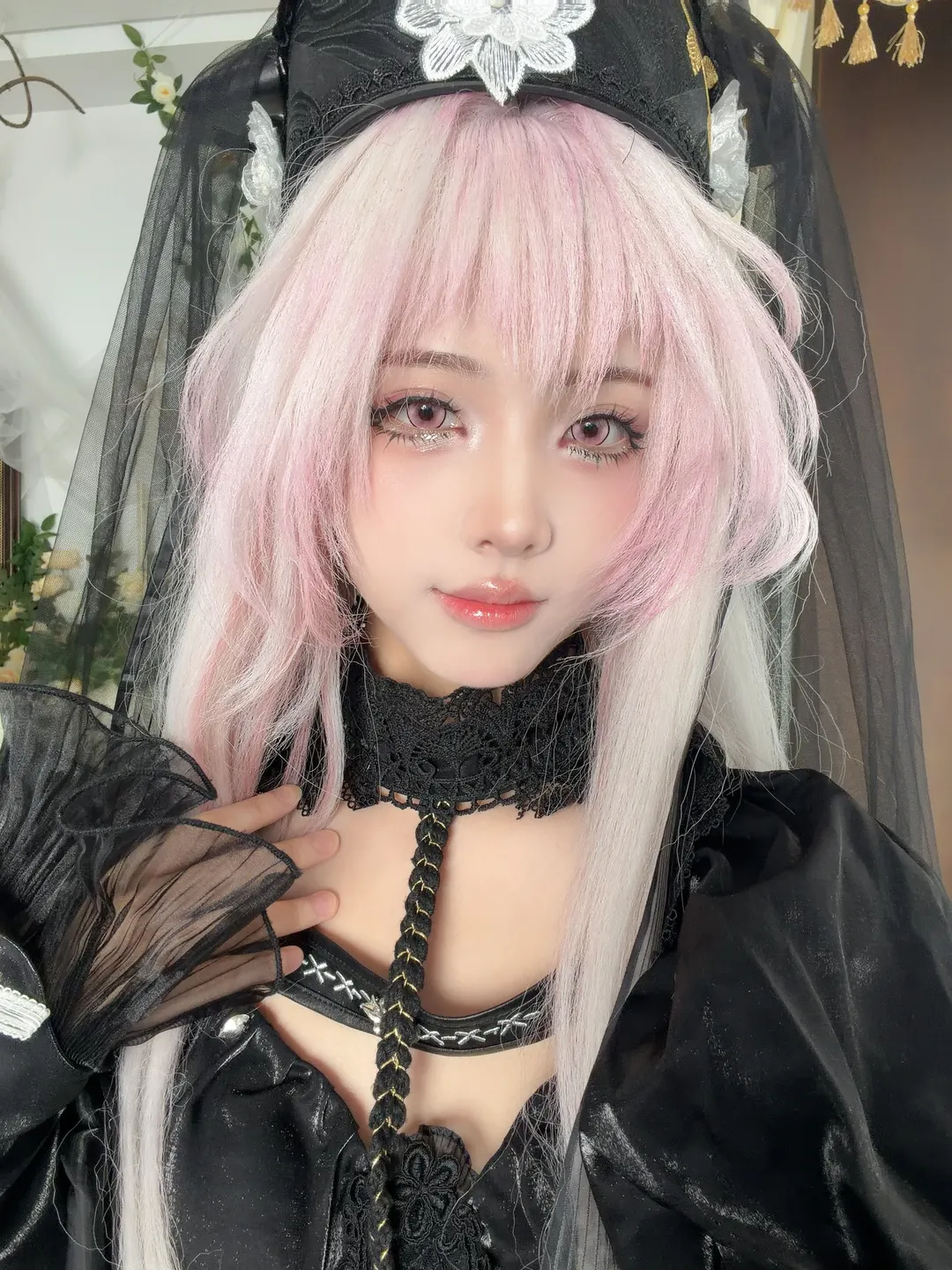 cosplay, Anime-style photography, Arknights, Theresa Cosplay, Gothic style outfit - Image 6