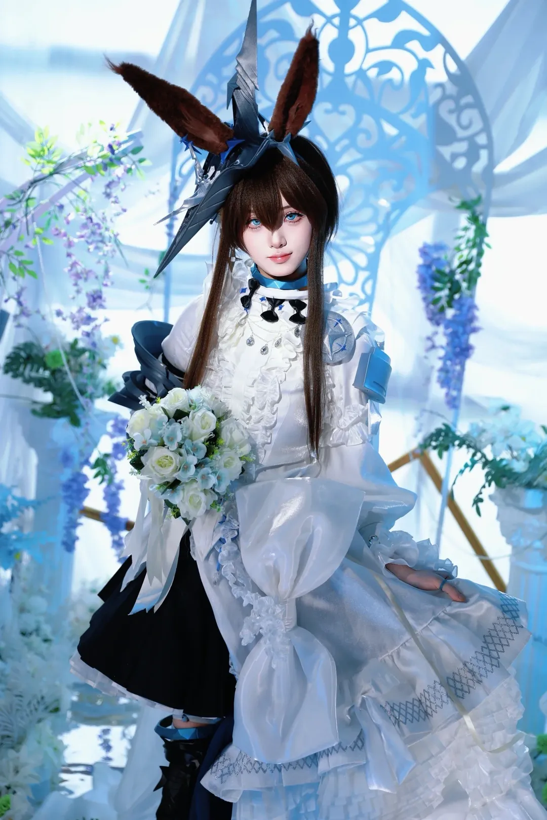 二次元, コスプレ, アークナイツ, アーミヤ コスプレ, うさちゃん - 6枚目