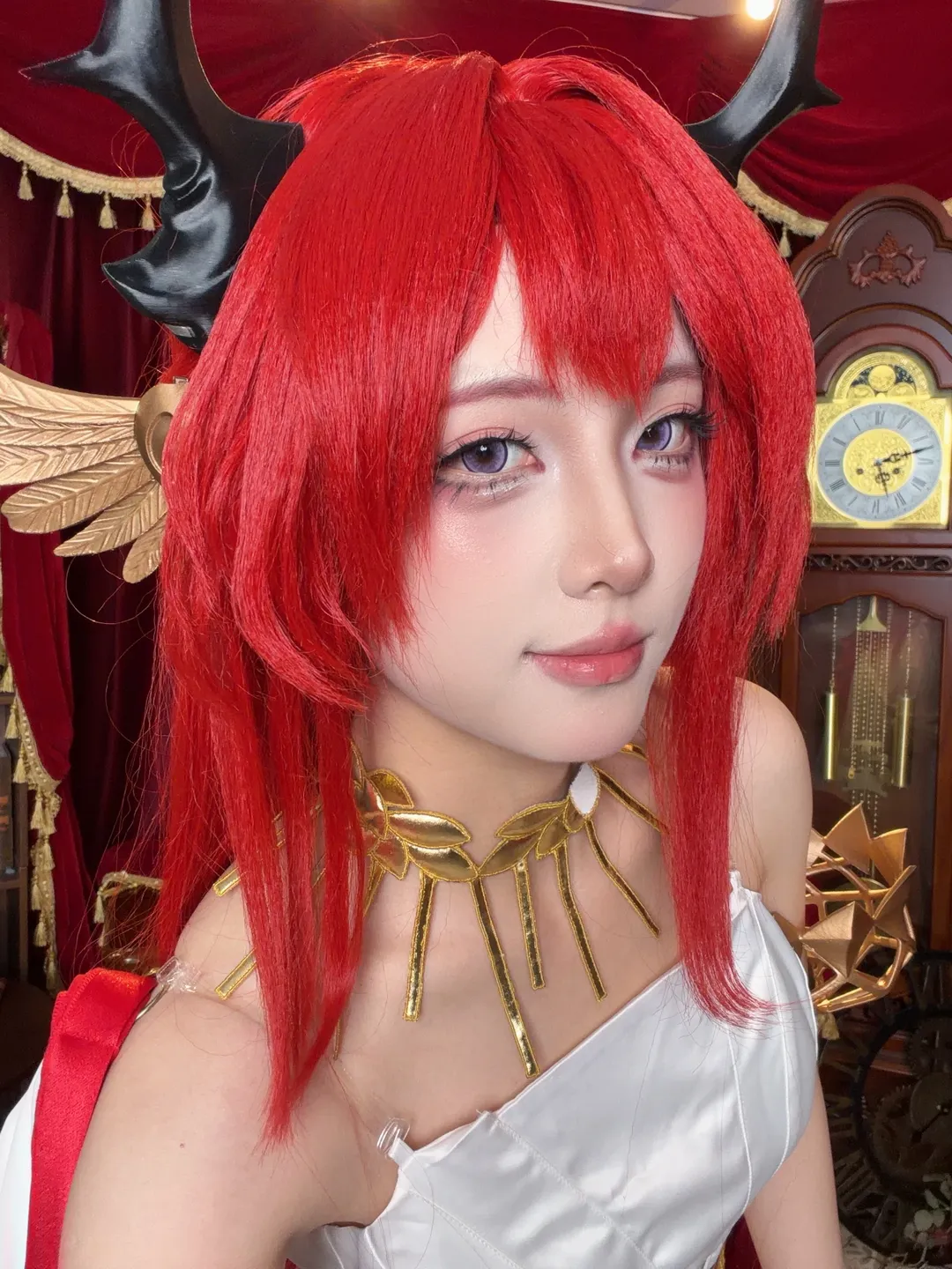 cosplay, 明日方舟, 史尔特尔cos, 音律联觉, 红发自拍 - 第2张