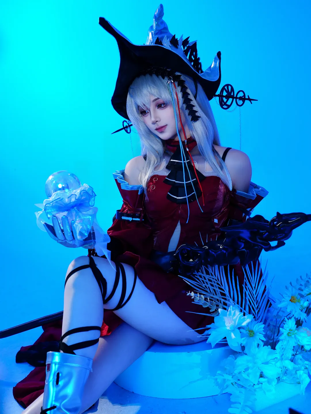 コスプレ, アークナイツ, 写真編集, スカジ コスプレ, 濁心スカジ コスプレ - 1枚目