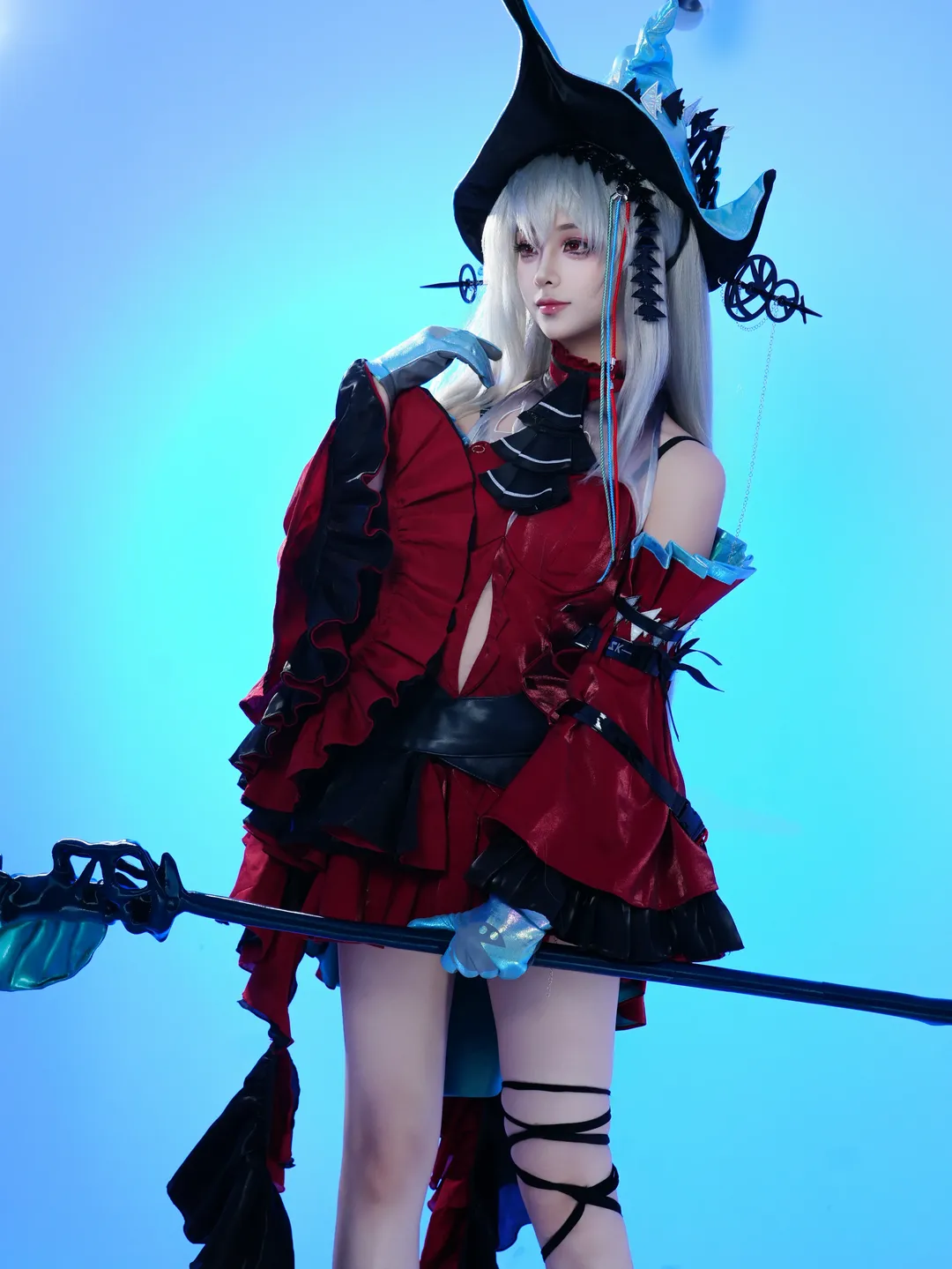 コスプレ, アークナイツ, 写真編集, スカジ コスプレ, 濁心スカジ コスプレ - 2枚目