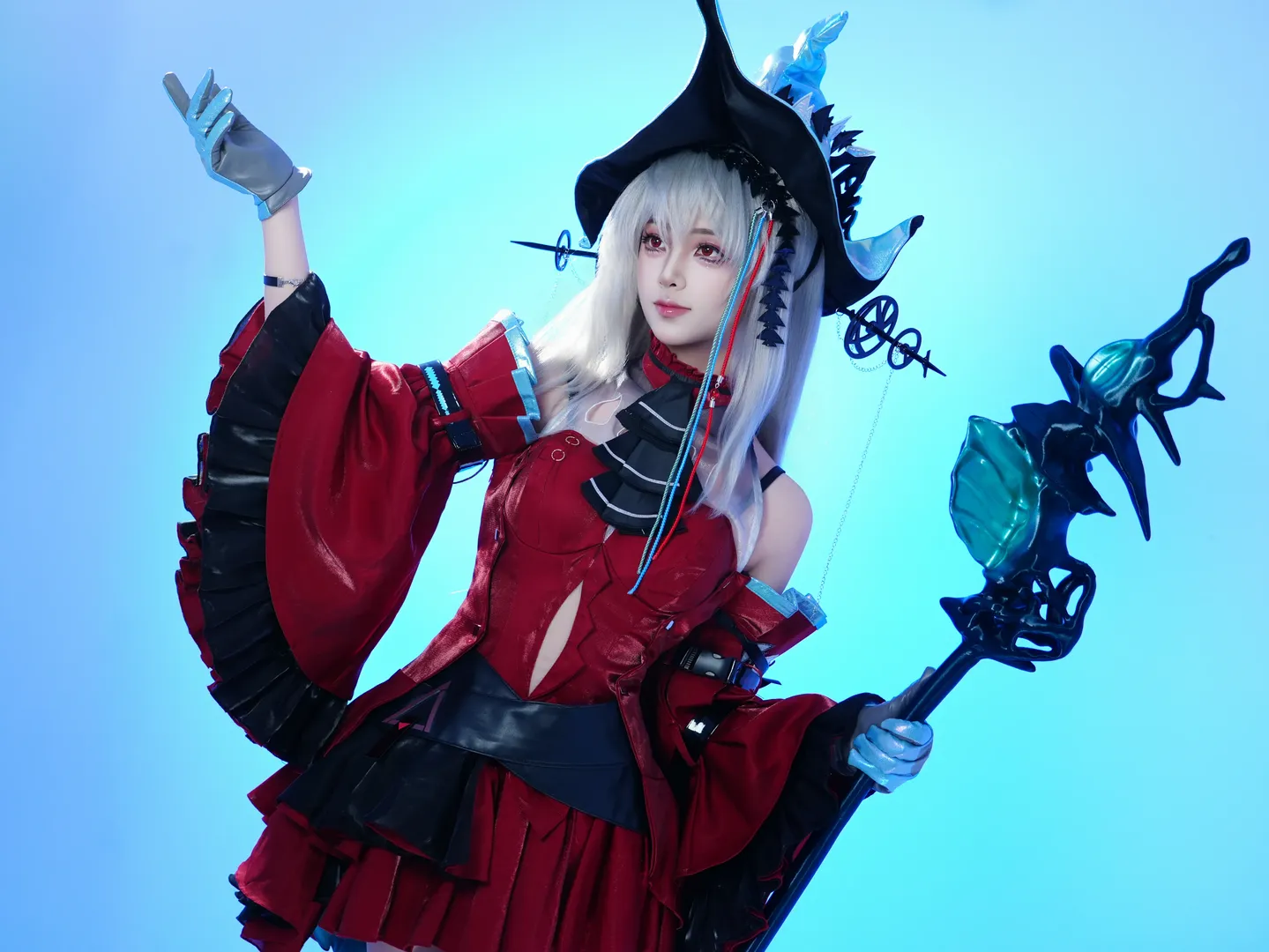 コスプレ, アークナイツ, 写真編集, スカジ コスプレ, 濁心スカジ コスプレ - 4枚目