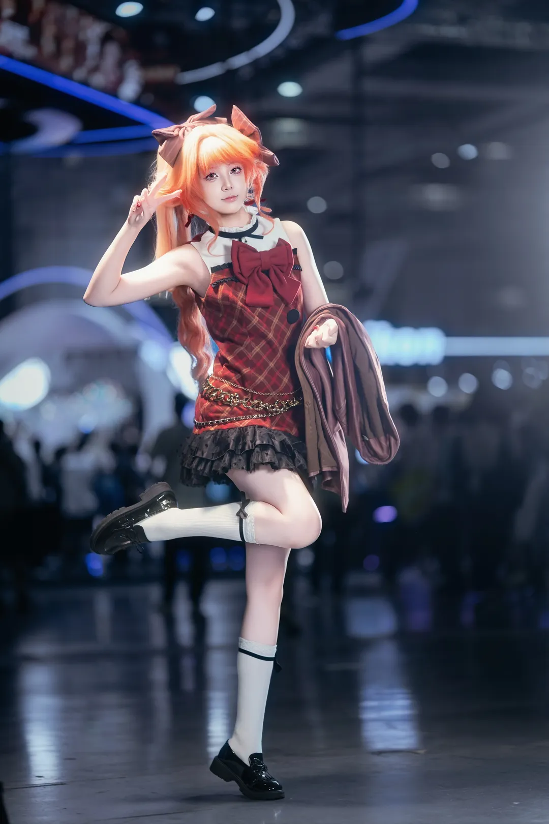 cosplay, 场照, 明日方舟, 白丝, 羽生萌萌香cos