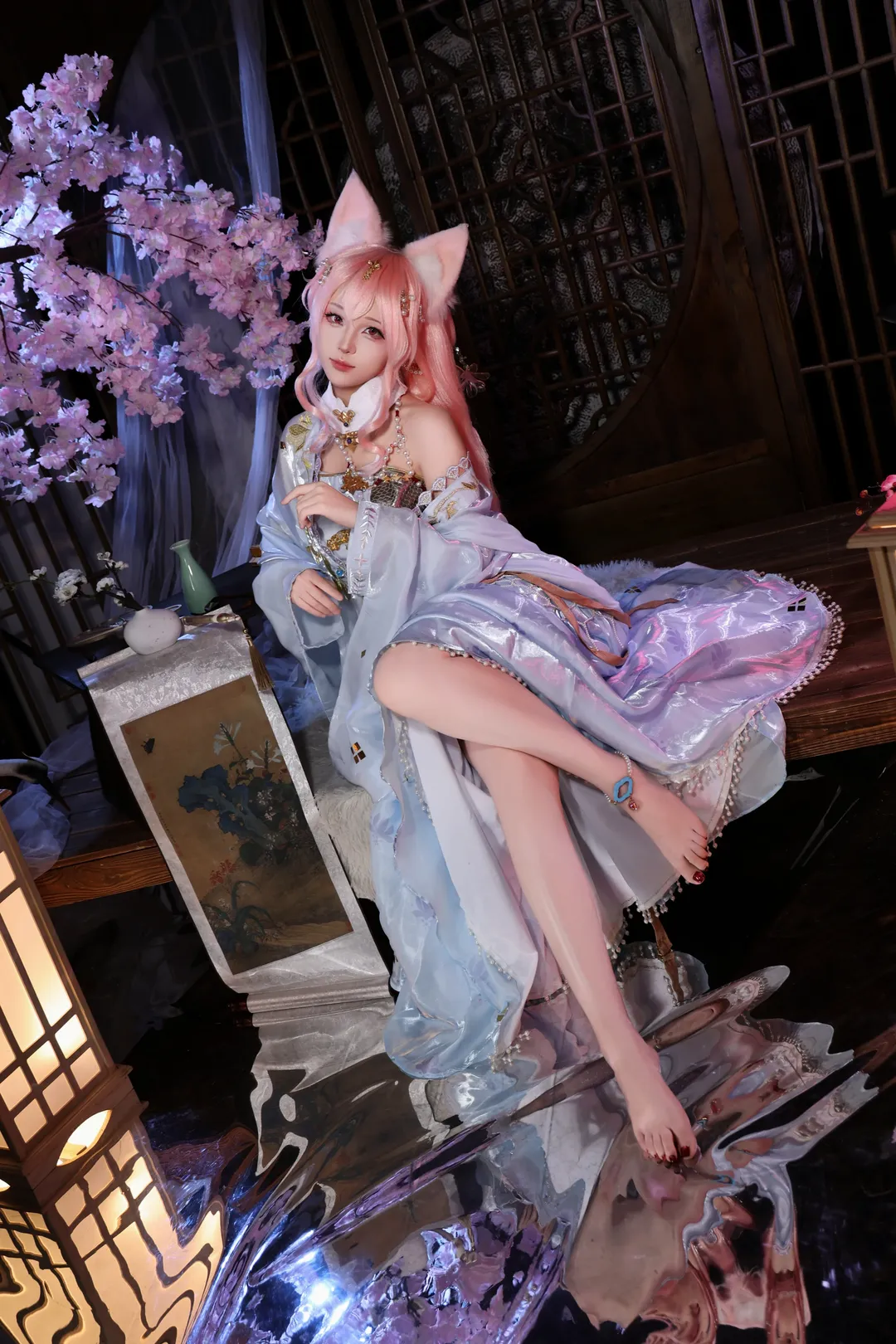 明日方舟, 古风cos, 兽耳娘, 鸿雪cos, 行梦侧畔 - 第1张