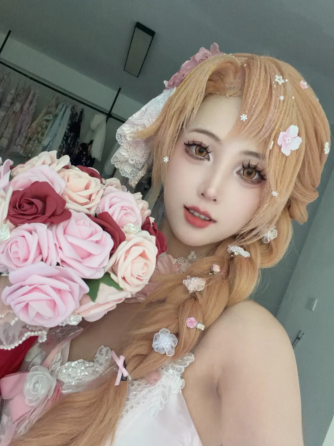二次元, cosplay, 花嫁, 亚丝娜cos, 刀剑神域 - 第4张