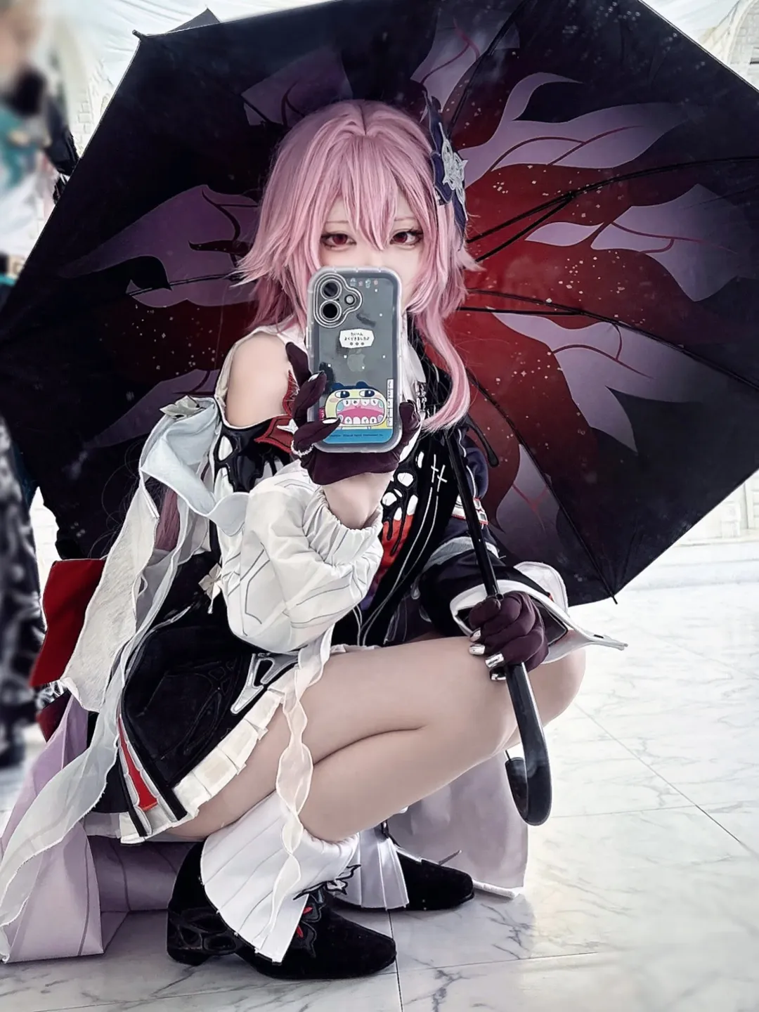 崩坏星穹铁道, 三月七cos, 长夜月cos, cosplay摄影, 白色长袜