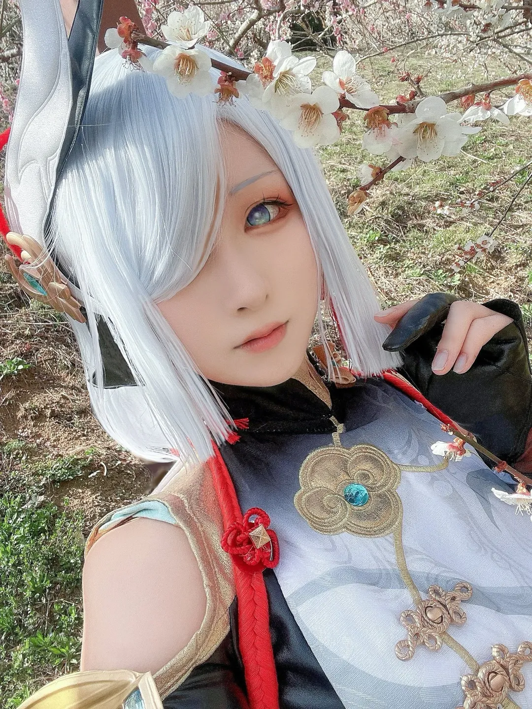 原神, 户外写真, 申鹤cos, 胡桃cos, 原神cosplay