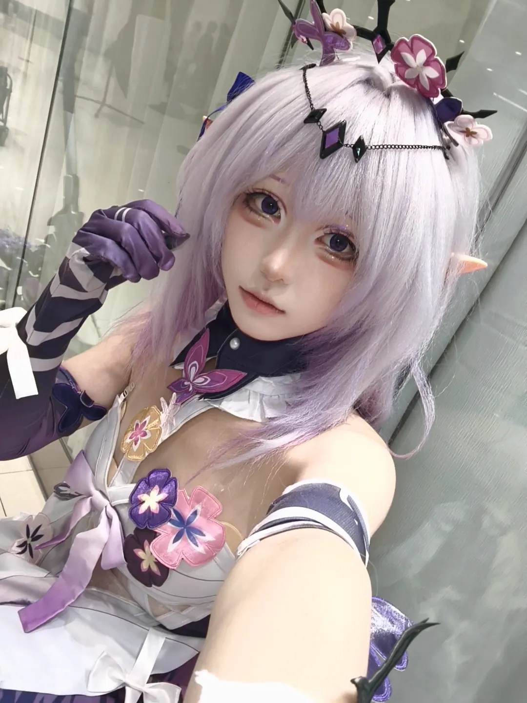 崩壊：スターレイル, キャストリス コスプレ, エルフ耳コスプレ, コスプレコーディネート, 薄紫色のウィッグ