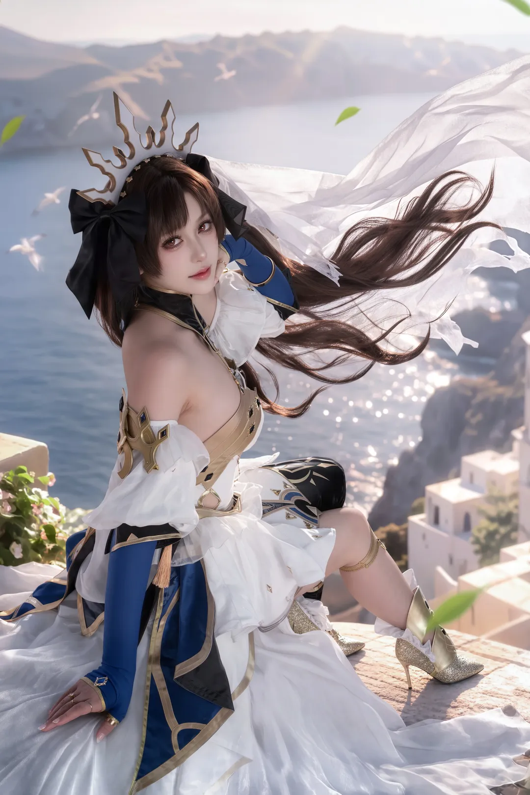 Fate/Grand Order, イシュタルコスプレ, アニメコスプレ, イシュタル（アーチャー）コスプレ, 黒ニーハイコスプレ