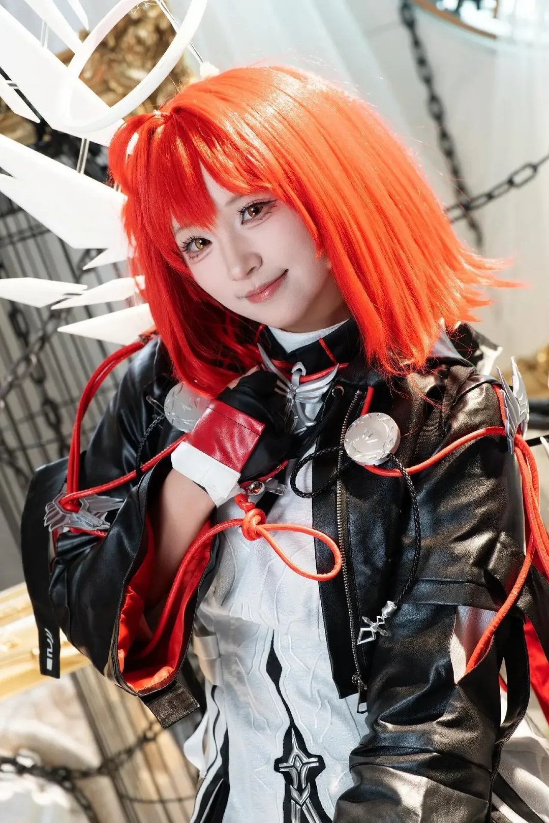 二次元cosplay, 明日方舟, 新约能天使cos, 游戏cosplay, 白丝cos - 第14张