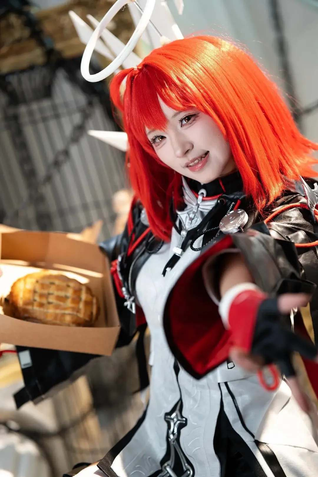 二次元cosplay, 明日方舟, 新约能天使cos, 游戏cosplay, 白丝cos - 第5张