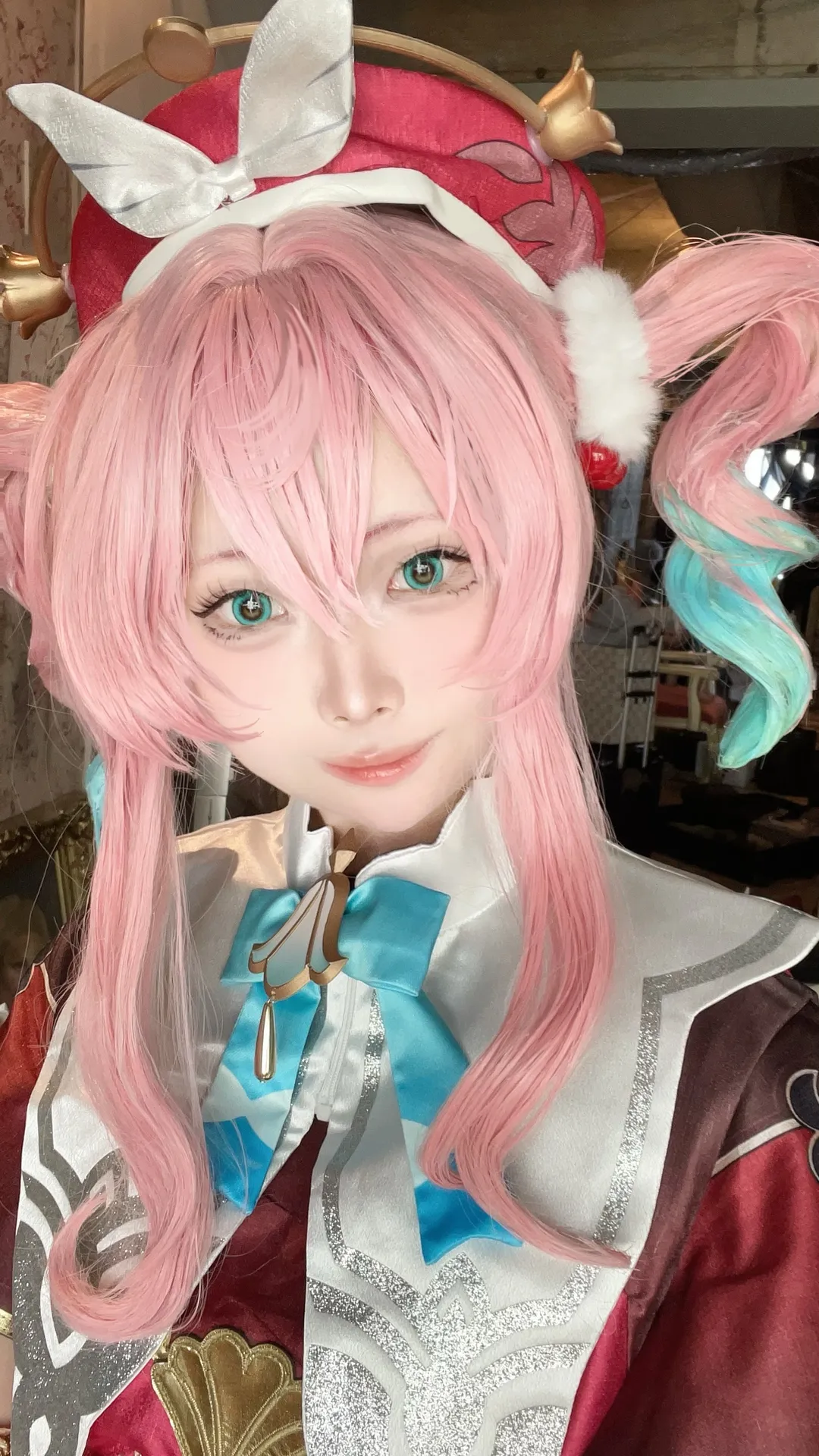 崩坏星穹铁道, 风堇cos, cosplay日常, 二次元穿搭, 粉色假发