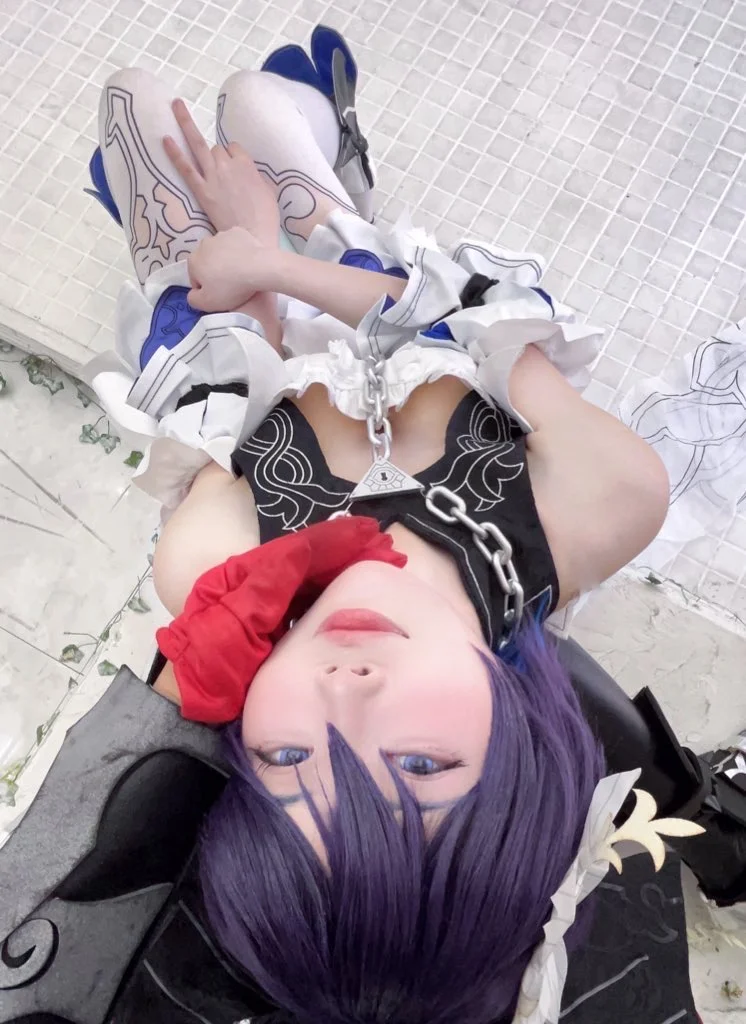 崩坏3, cosplay, 二次元摄影, 希儿cos, 白色丝袜