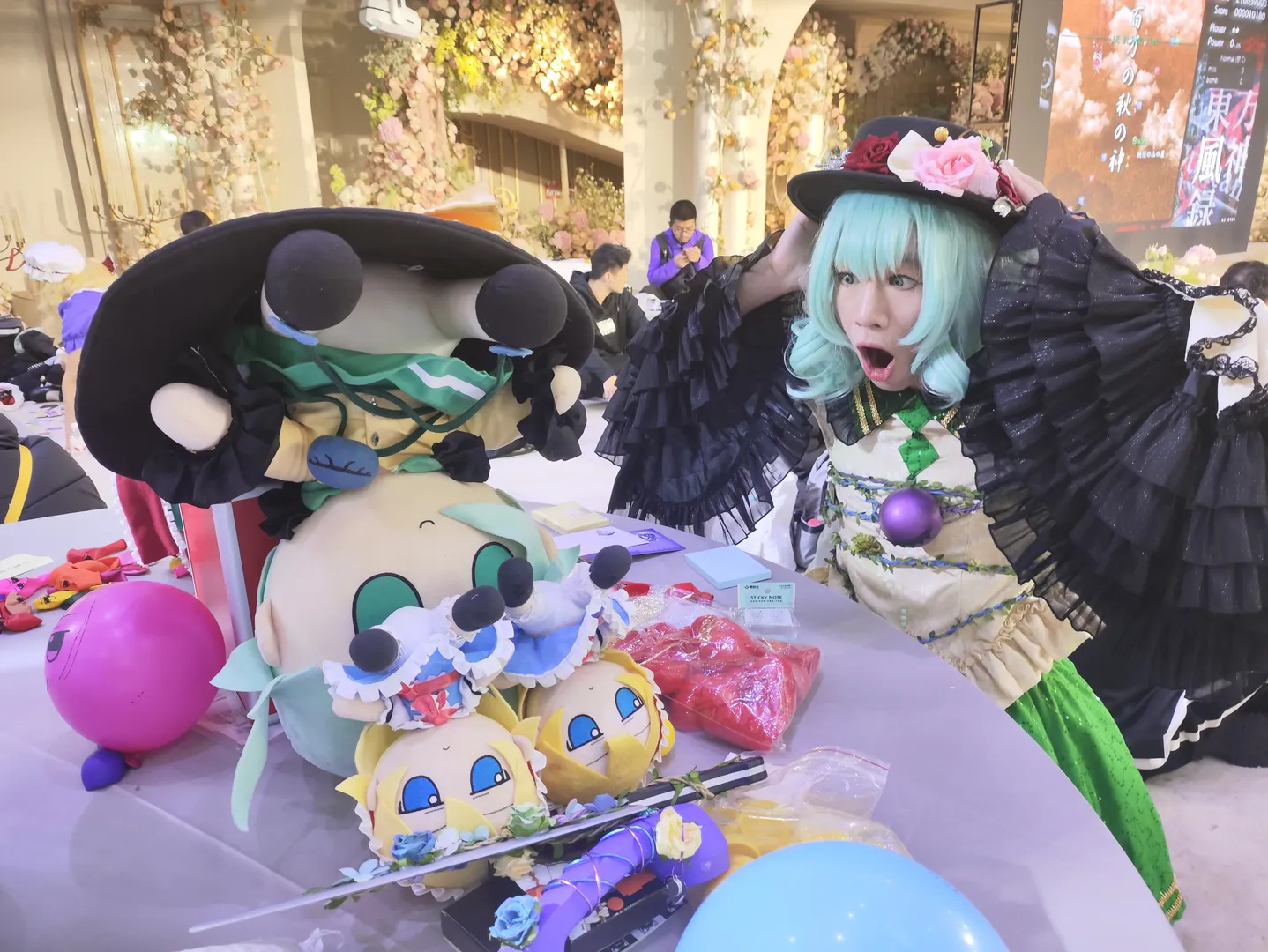 東方Project, 古明地こいし コスプレ, 黒ストッキングコスプレ, 温州THO, アニメイベントのネタ - 1枚目