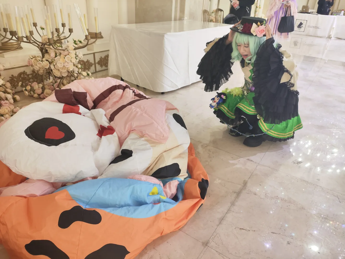 東方Project, 古明地こいし コスプレ, 黒ストッキングコスプレ, 温州THO, アニメイベントのネタ - 3枚目