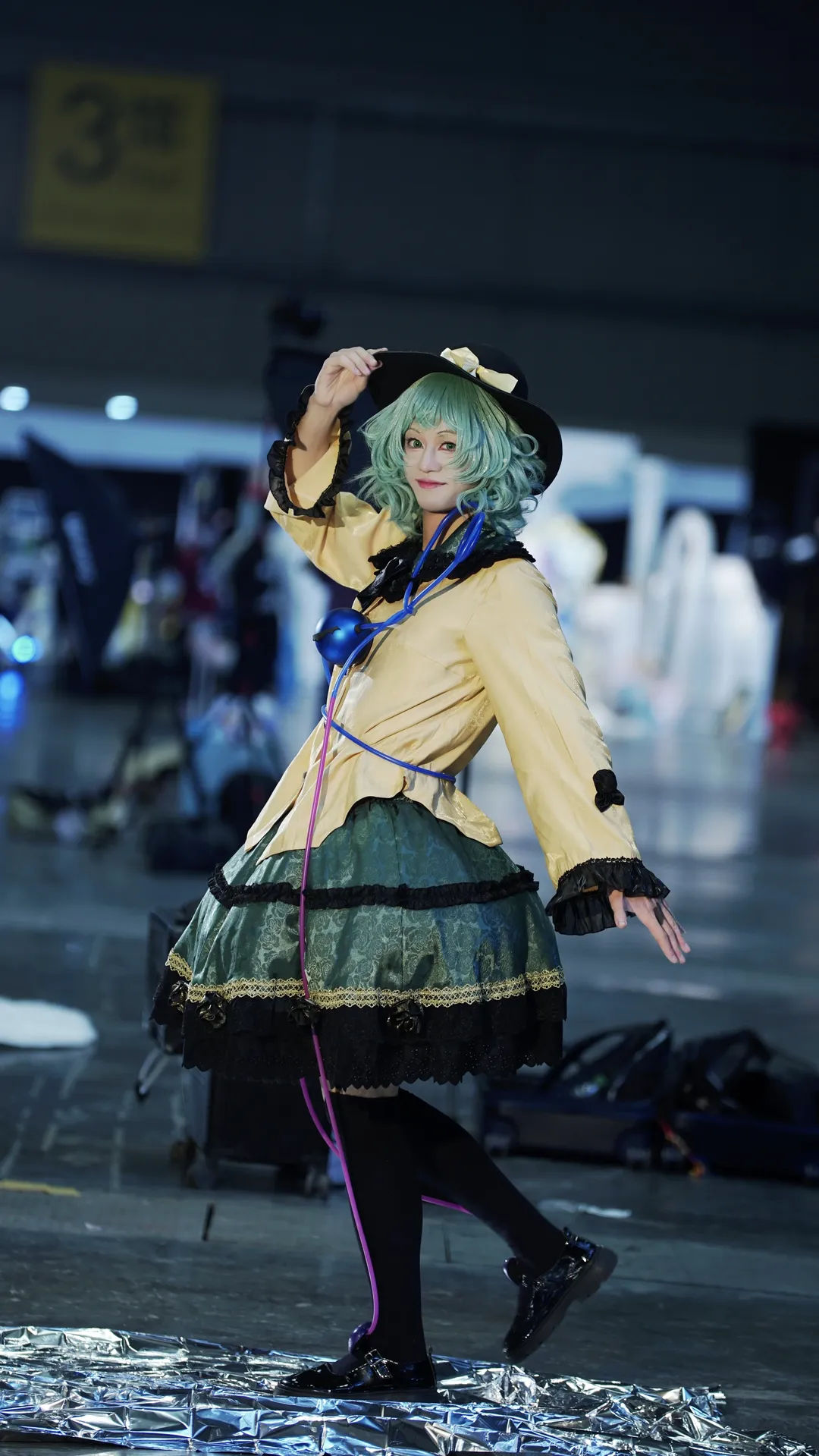 二次元撮影, 東方Project, イベント写真, 古明地こいし コスプレ, 黒ニーハイソックス - 3枚目