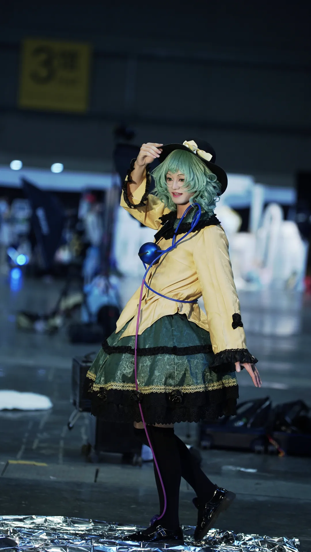 二次元撮影, 東方Project, イベント写真, 古明地こいし コスプレ, 黒ニーハイソックス - 4枚目