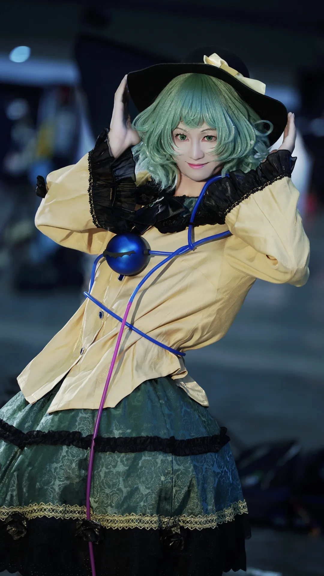二次元撮影, 東方Project, イベント写真, 古明地こいし コスプレ, 黒ニーハイソックス - 5枚目