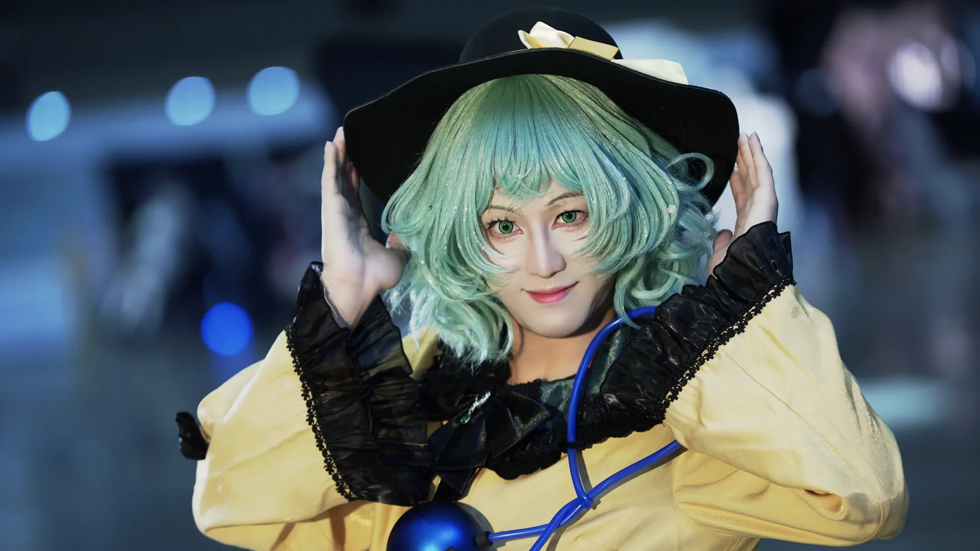 二次元撮影, 東方Project, イベント写真, 古明地こいし コスプレ, 黒ニーハイソックス - 6枚目