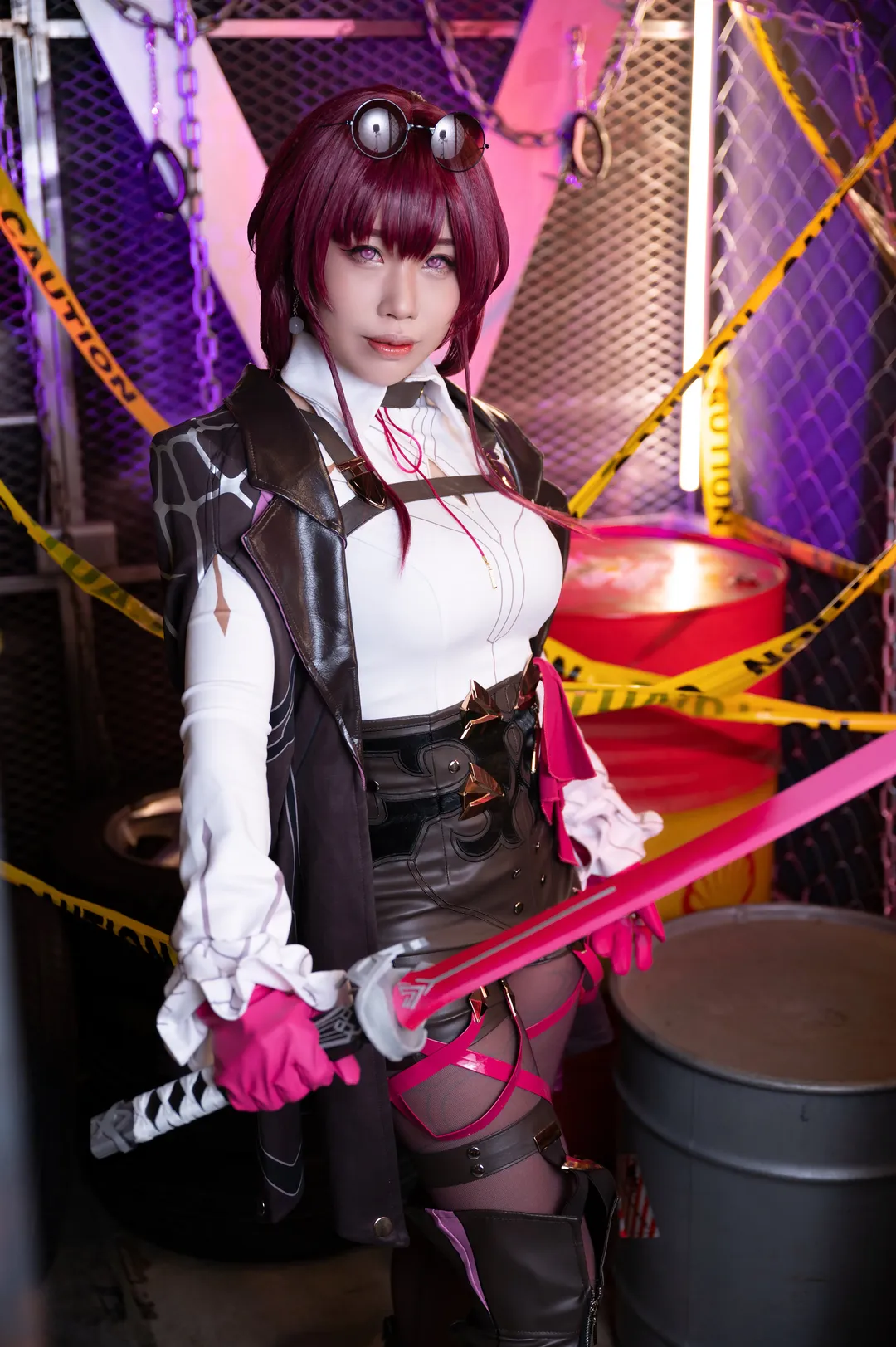 Honkai: Star Rail, Kafka cosplay, Cosplay photography, Anime-style fashion, Honkai: Star Rail cosplay - Image 1