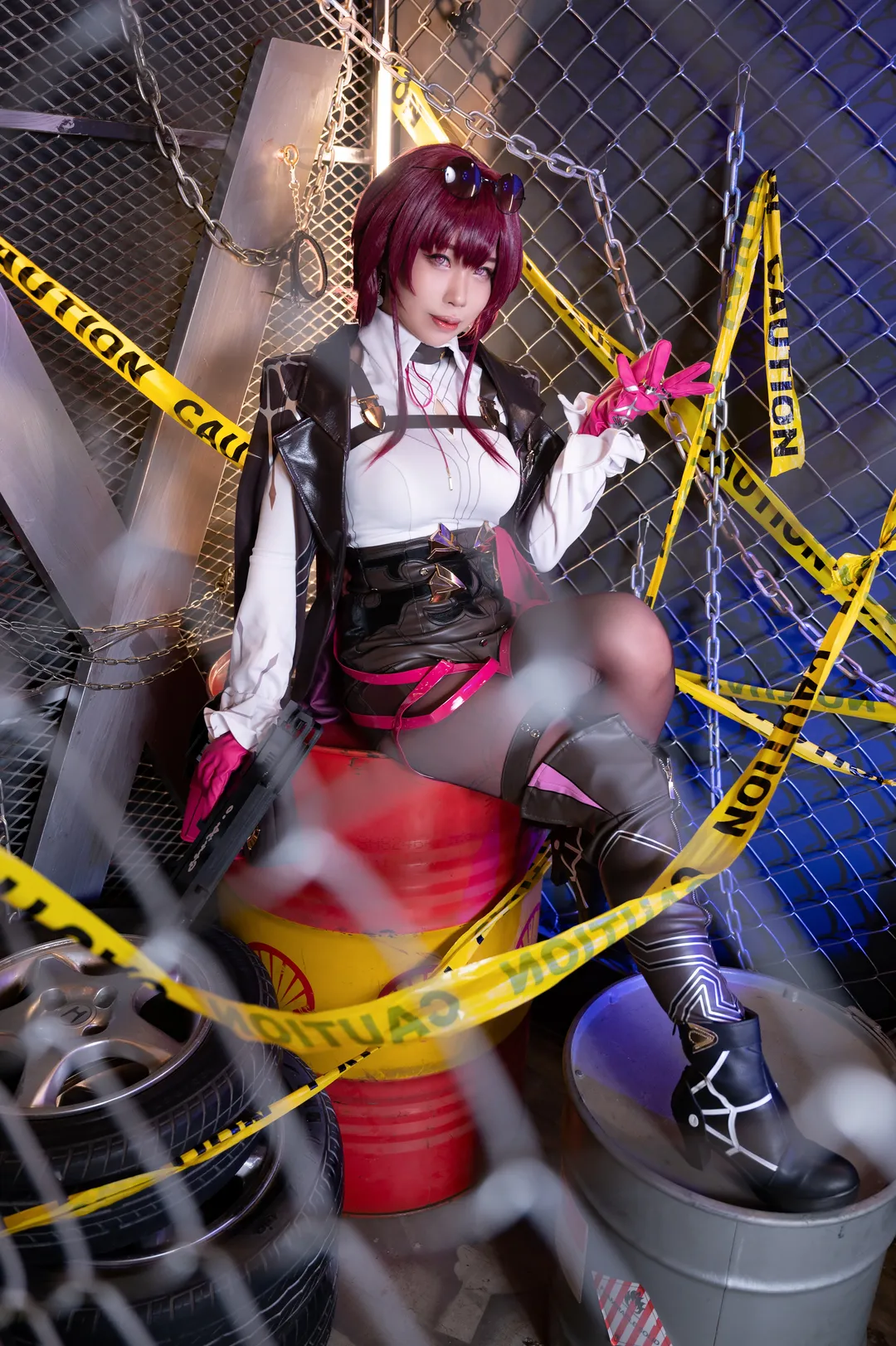 Honkai: Star Rail, Kafka cosplay, Cosplay photography, Anime-style fashion, Honkai: Star Rail cosplay - Image 3