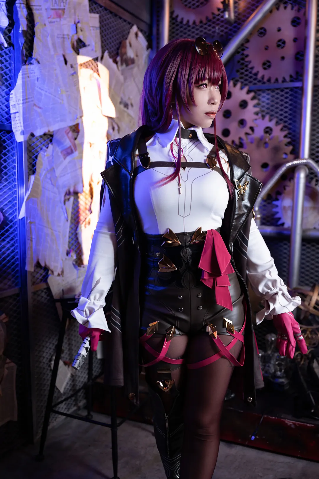 Honkai: Star Rail, Kafka cosplay, Cosplay photography, Anime-style fashion, Honkai: Star Rail cosplay - Image 7