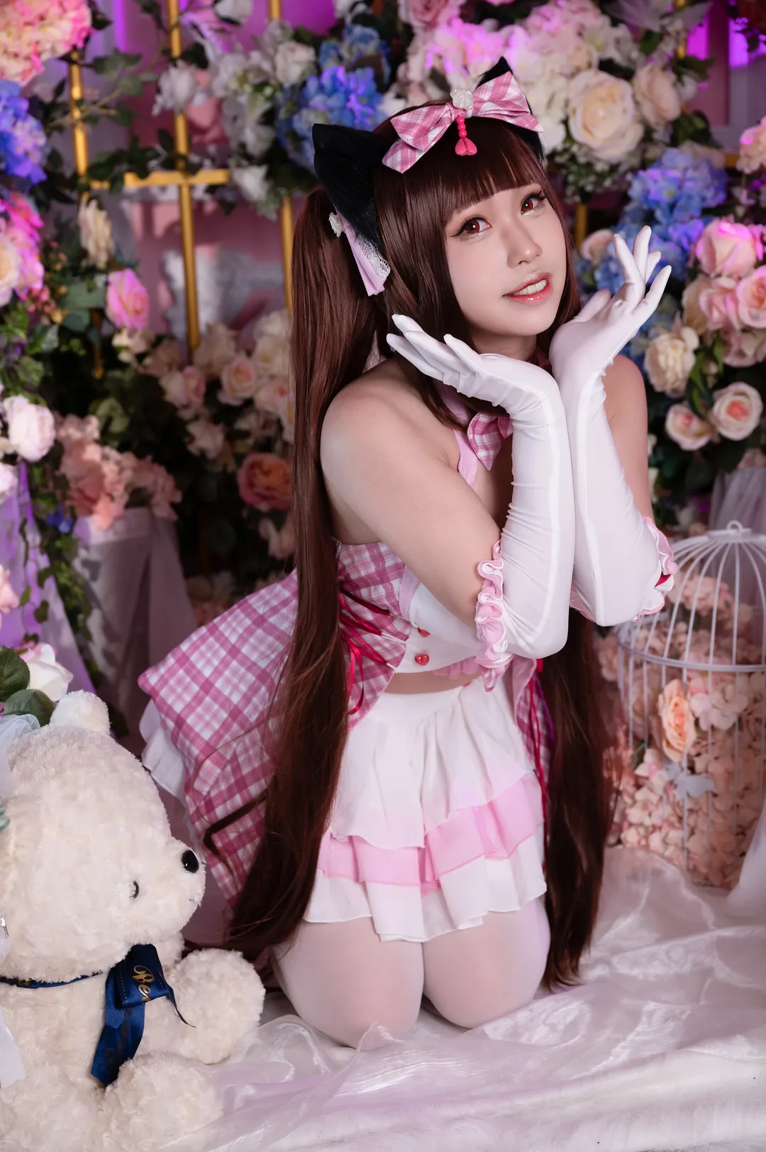 cosplay攝影, 白絲cos, 巧克力cos, 貓娘樂園, 貓耳娘 - 第1張