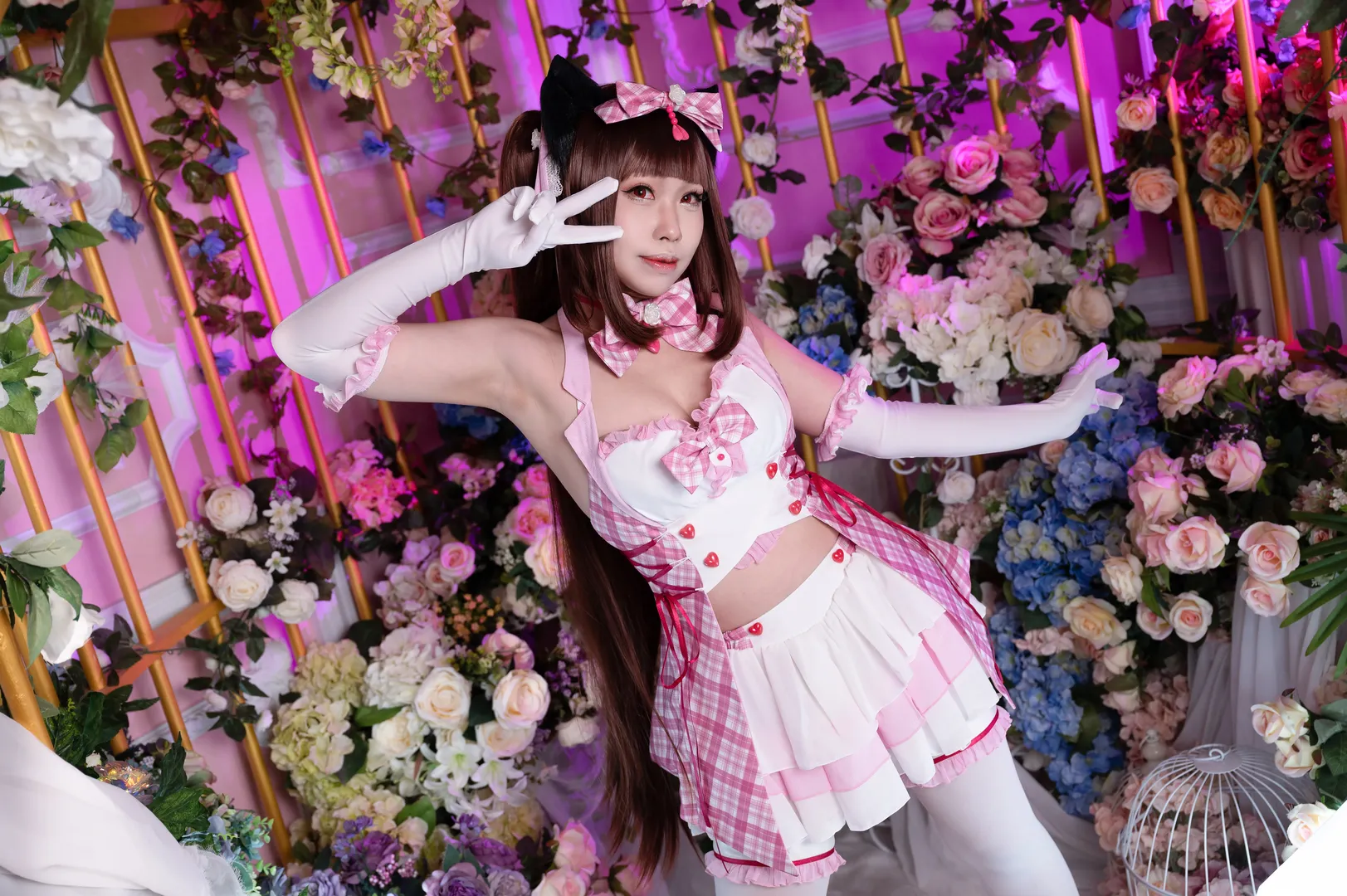 cosplay攝影, 白絲cos, 巧克力cos, 貓娘樂園, 貓耳娘 - 第3張