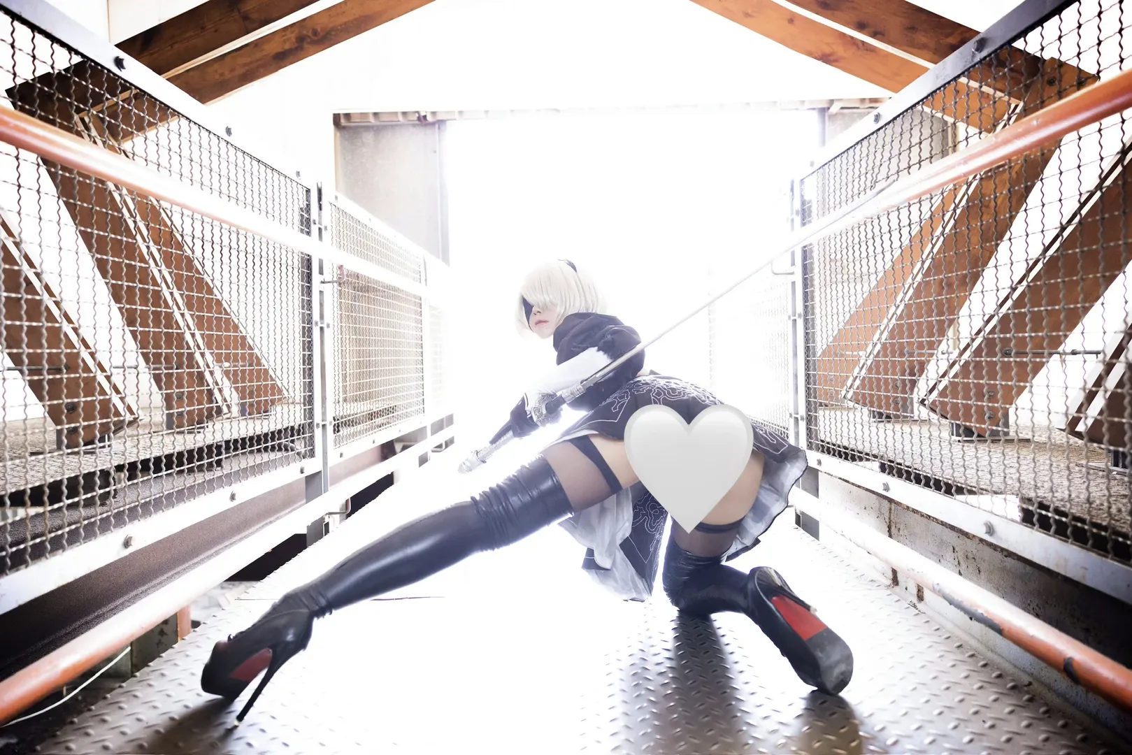 二次元, 工业风, 尼尔机械纪元, cosplay摄影, 2Bcos - 第7张