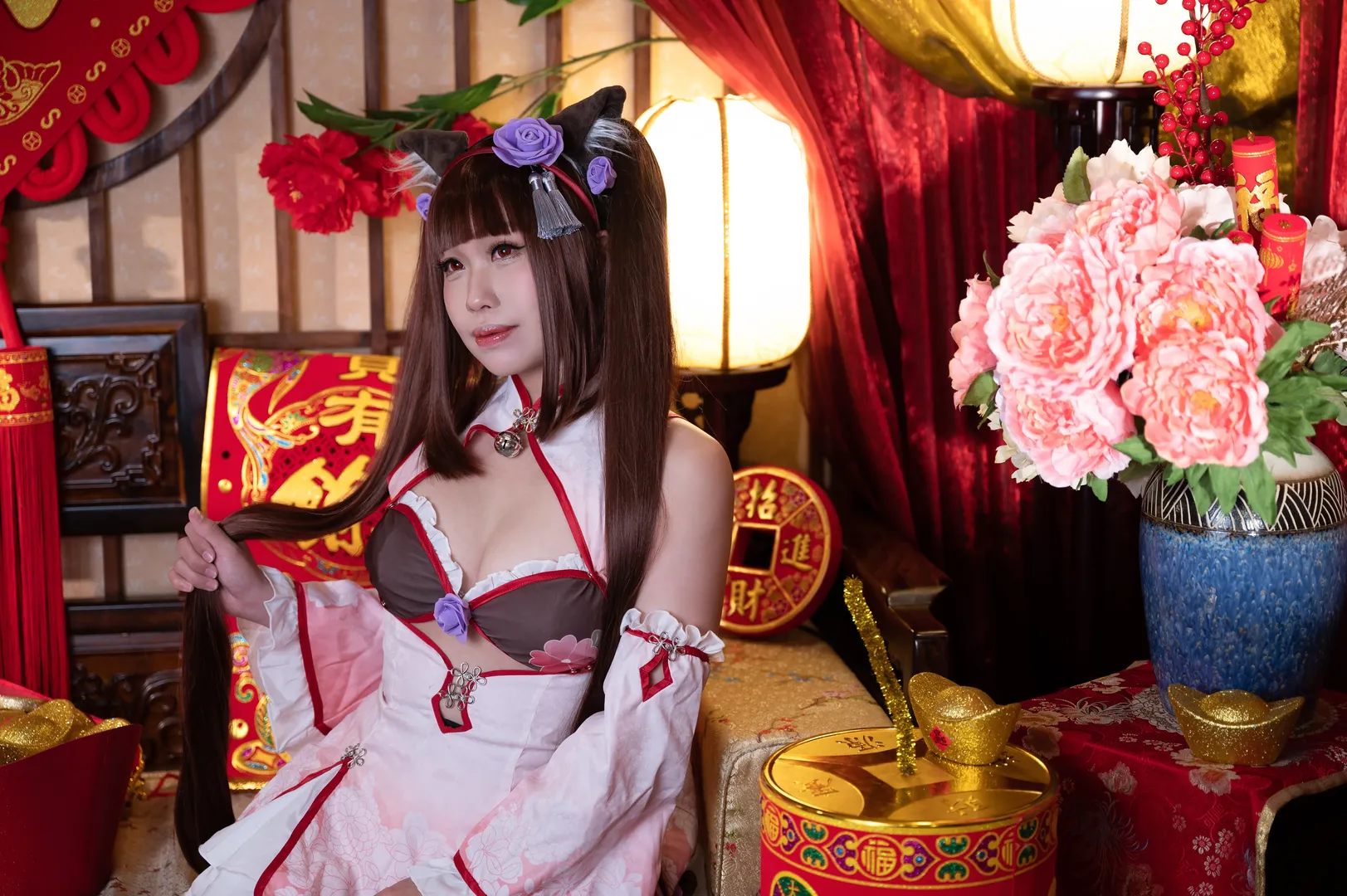 兽耳娘, 巧克力cos, 猫娘乐园, 丝袜, 中式新年 - 第10张