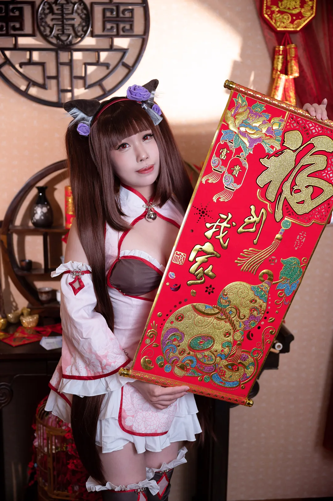 兽耳娘, 巧克力cos, 猫娘乐园, 丝袜, 中式新年 - 第13张