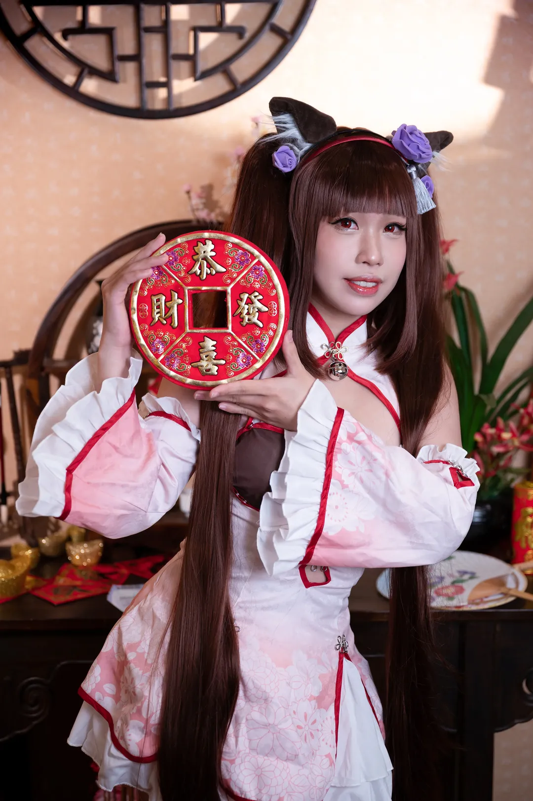 兽耳娘, 巧克力cos, 猫娘乐园, 丝袜, 中式新年 - 第14张